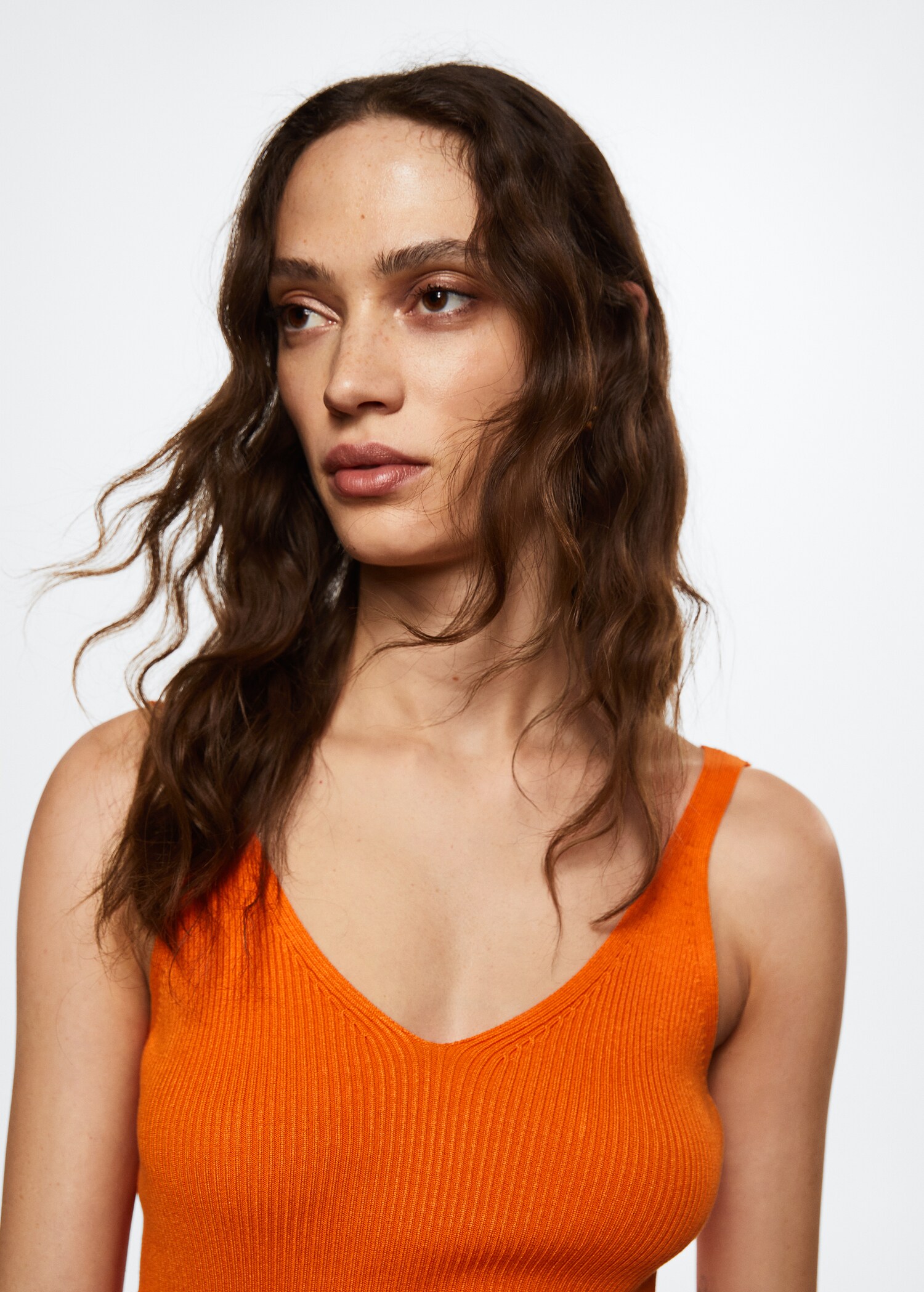 Ribbed knit top - Details of the article 2
