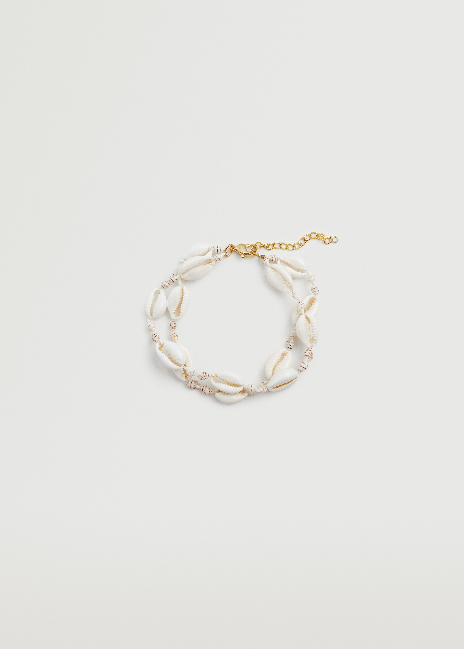 Bracelet cheville coquillages - Article sans modèle