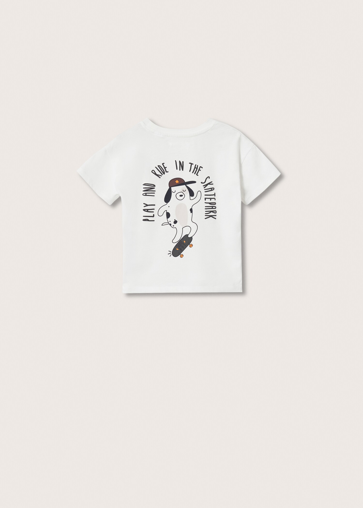 Camiseta estampado posterior - Reverso del artículo
