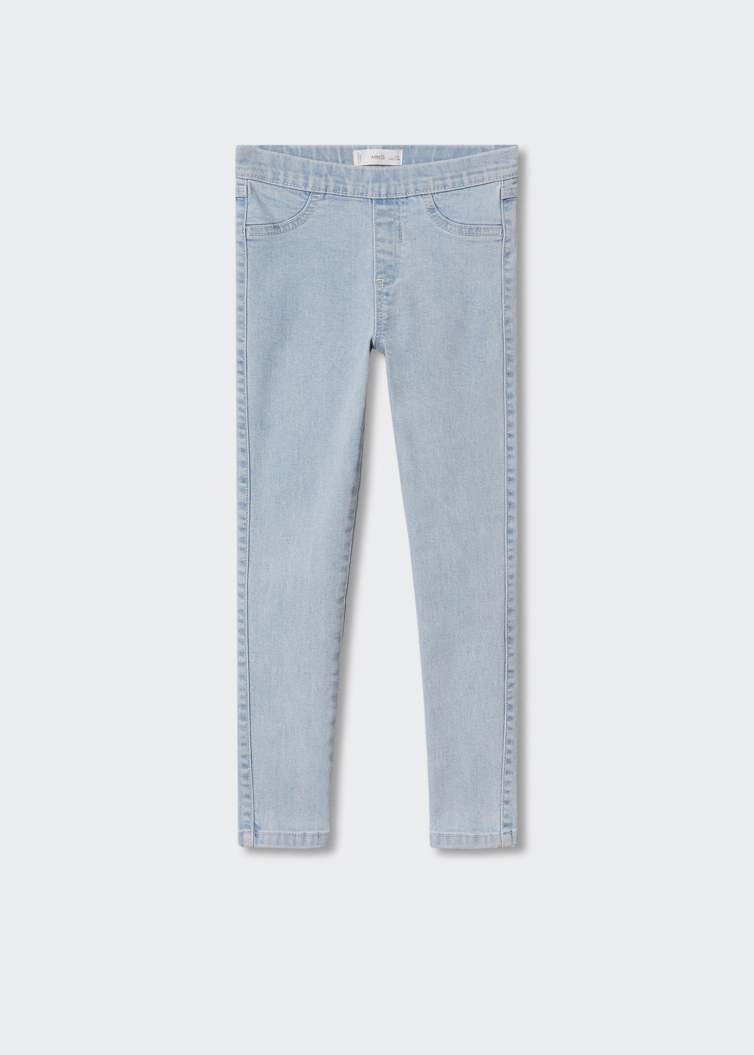 Elastic high-waist jeggings - Article without model