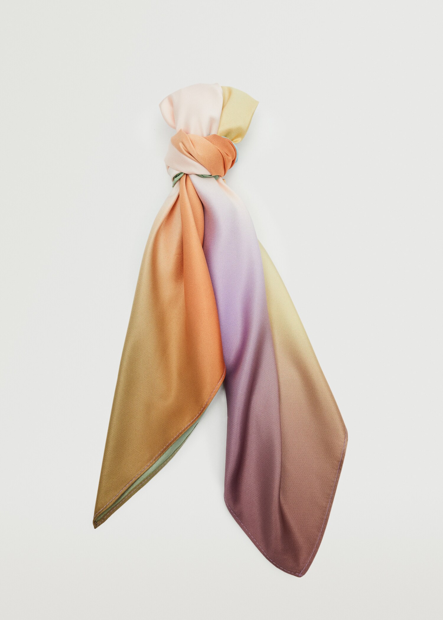 Foulard imprimé multicolore - Article sans modèle