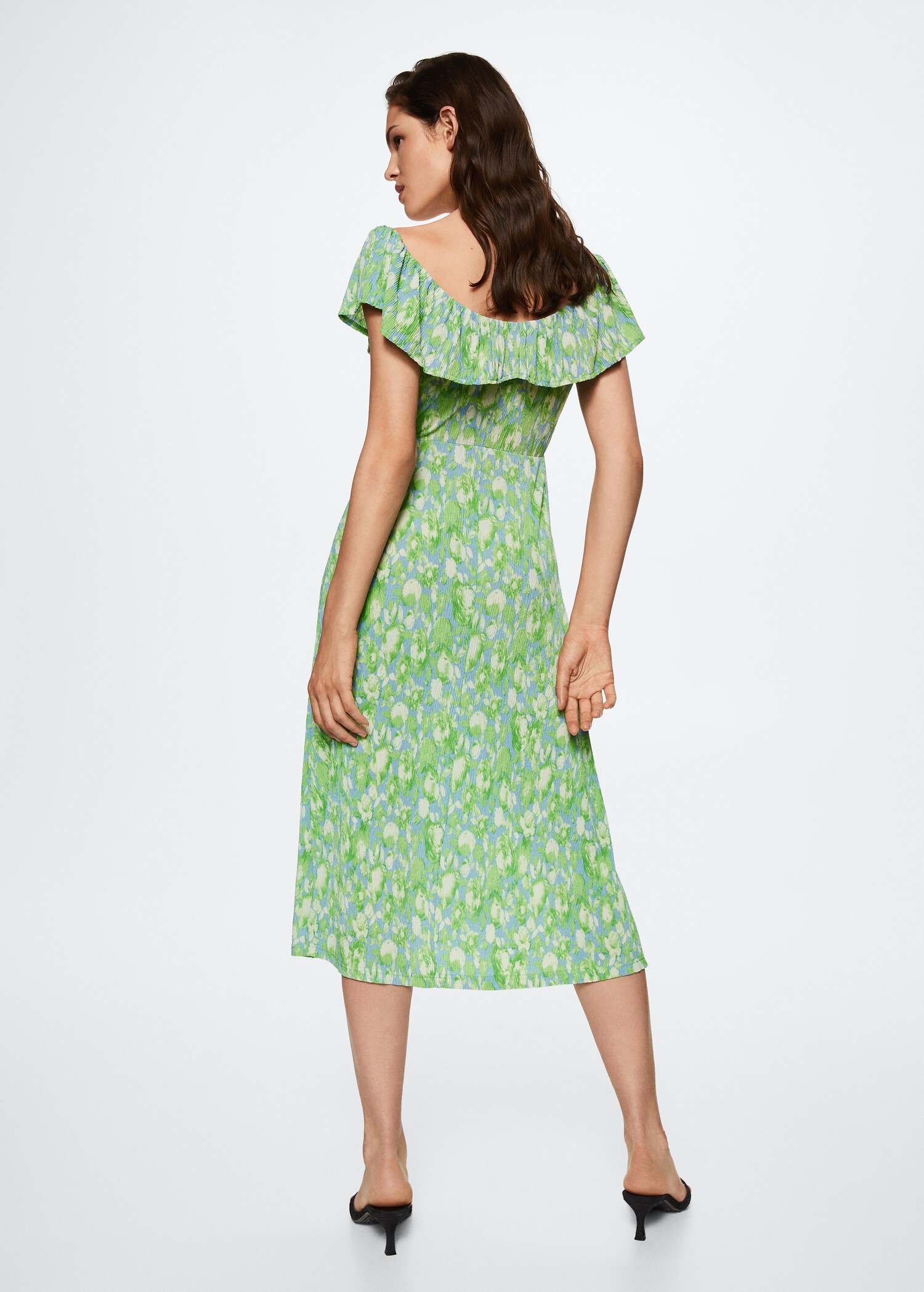 Vestido estampado floral - Reverso del artículo