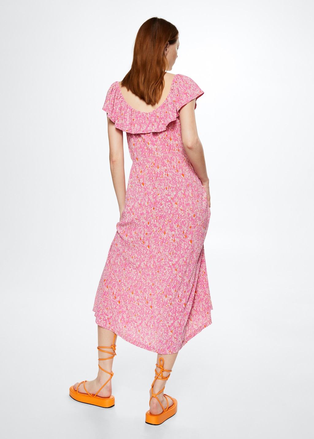 Robe a fleurs Femme MANGO Maroc