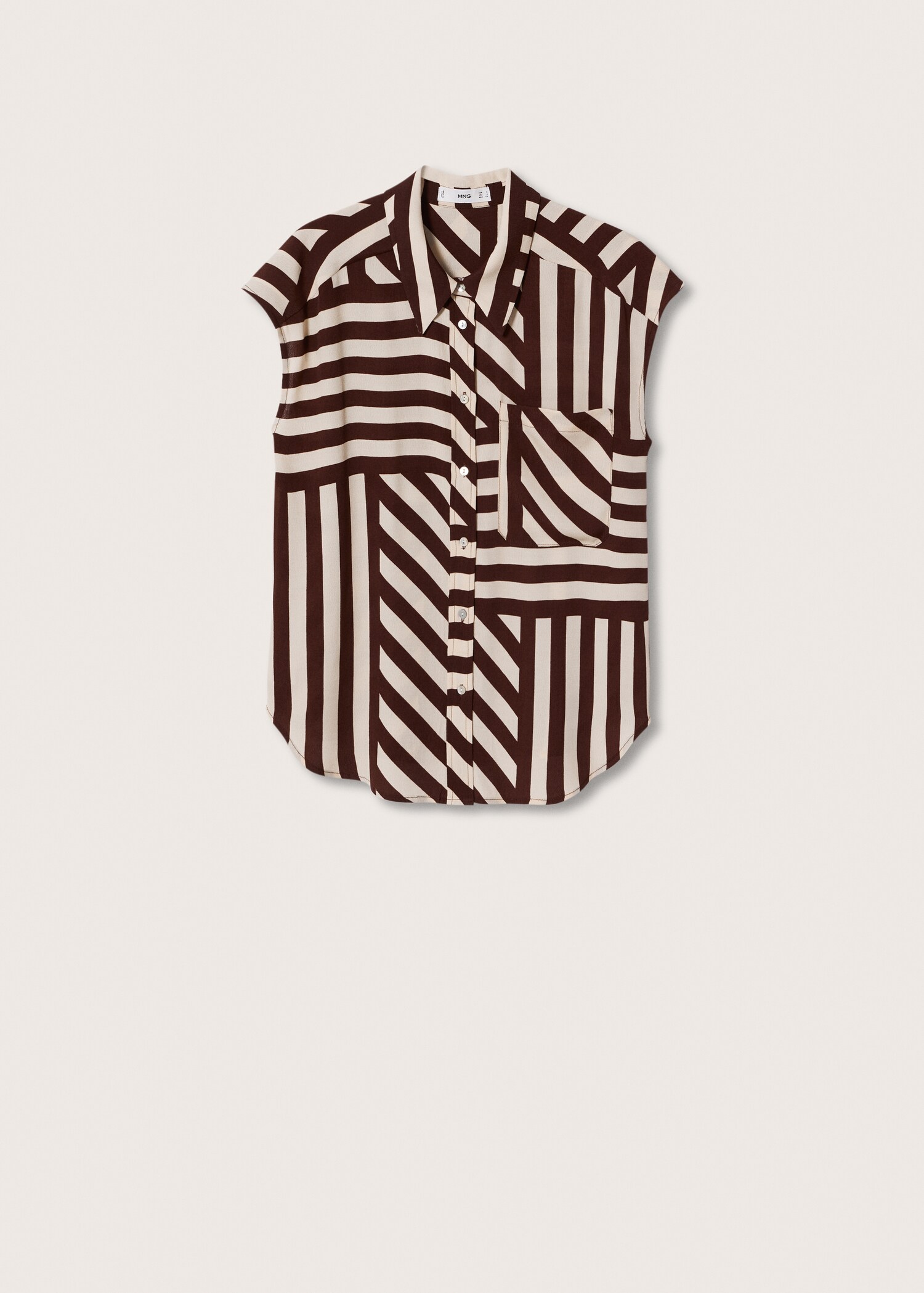 Camisa fluida oversized - Artigo sem modelo