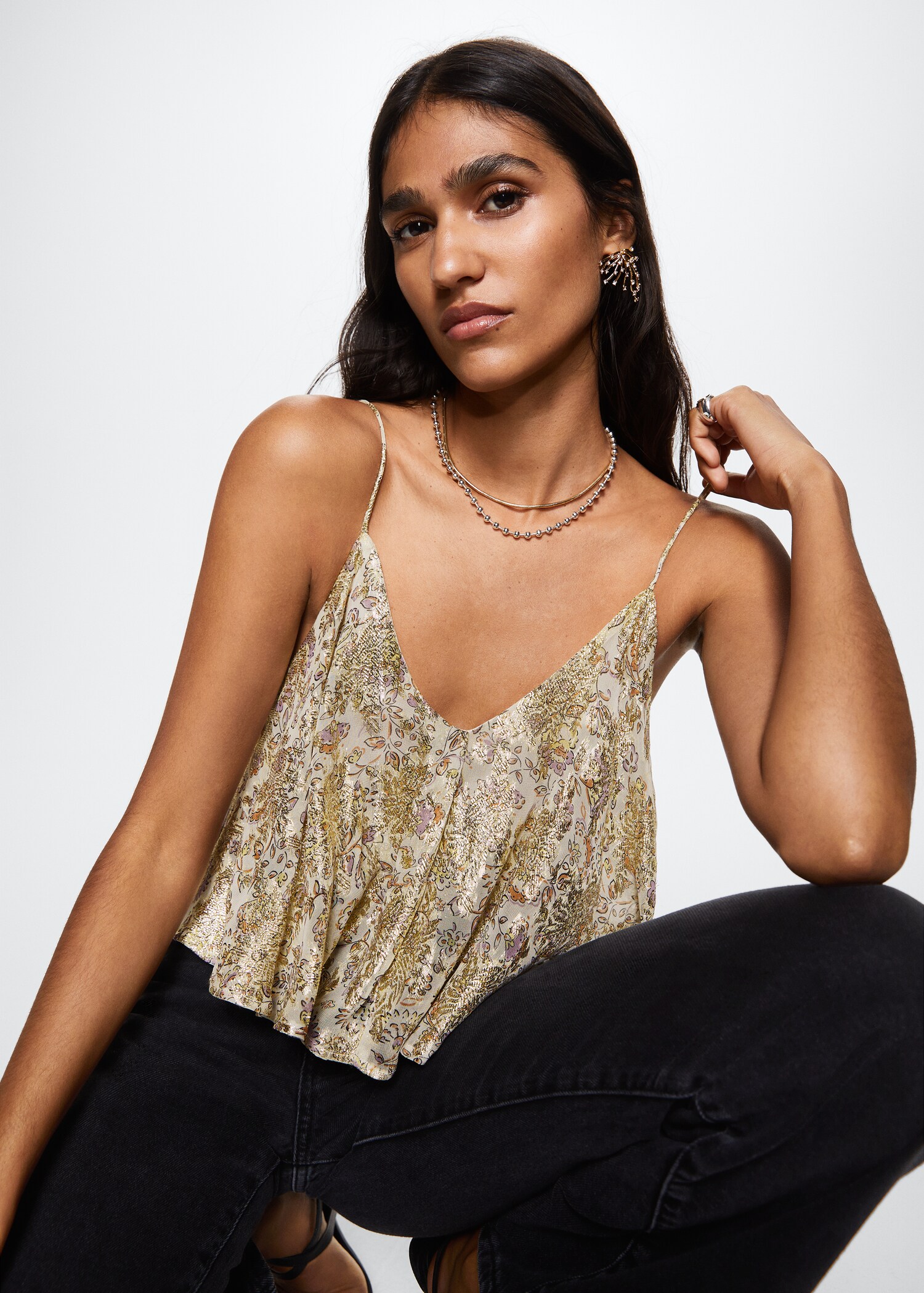 Crop top Lurex - Détail de l'article 2