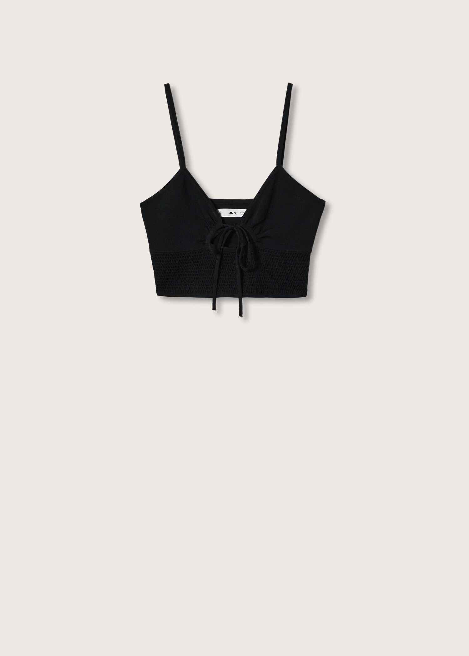 Top cropped com nó - Artigo sem modelo
