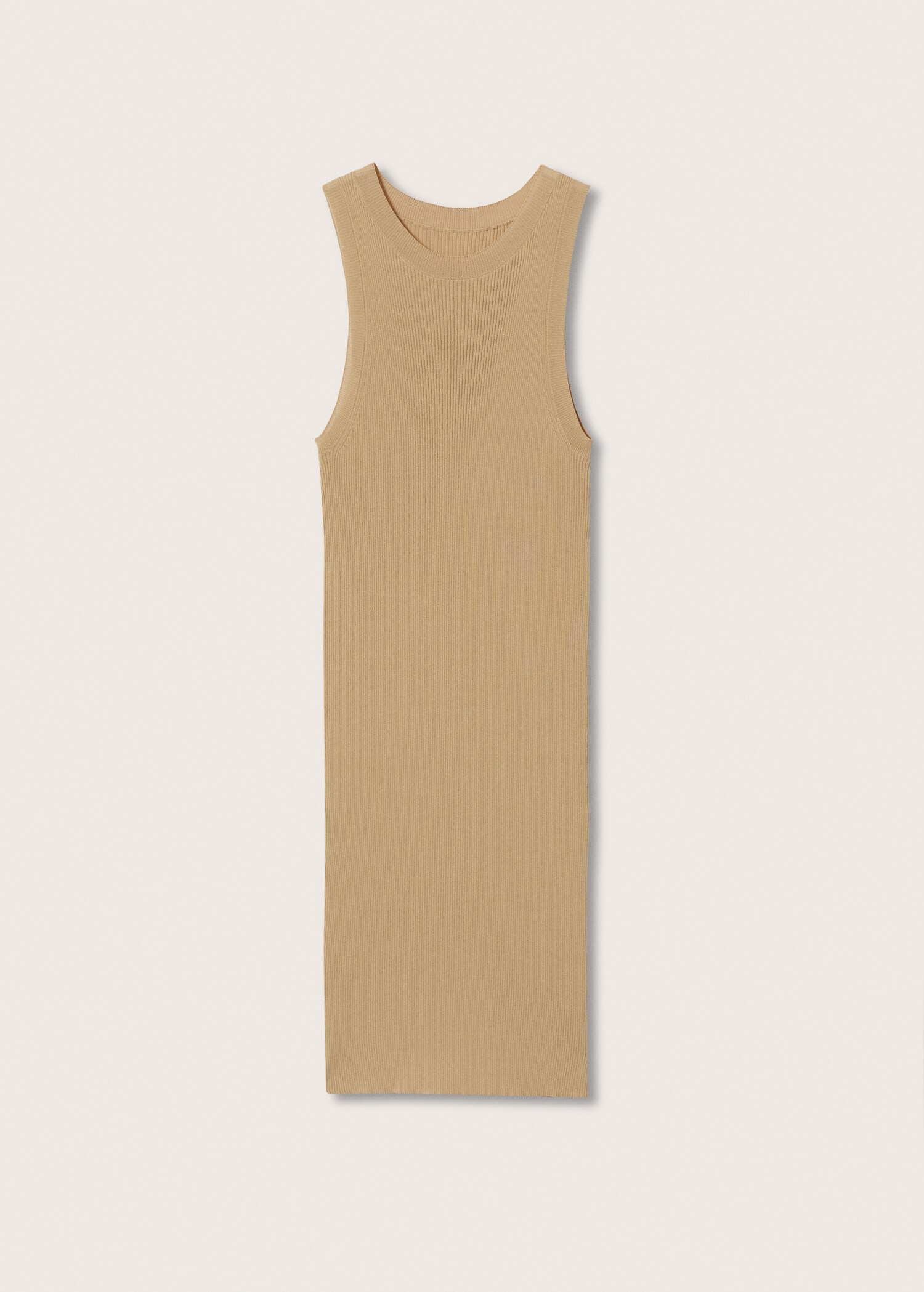 Ribbed knit dress - Article without model