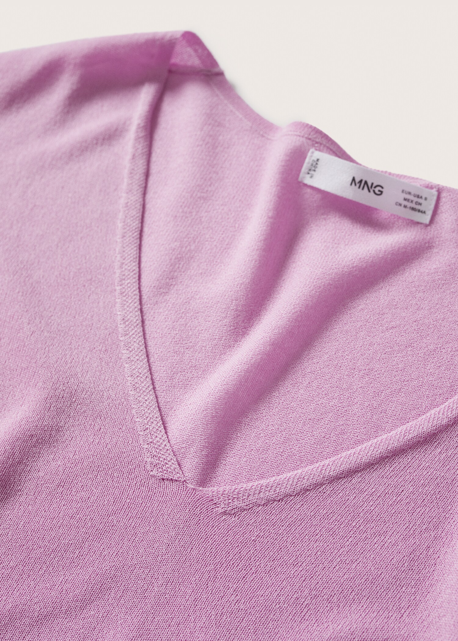 Jersey punto cuello pico - Detalle del artículo 8