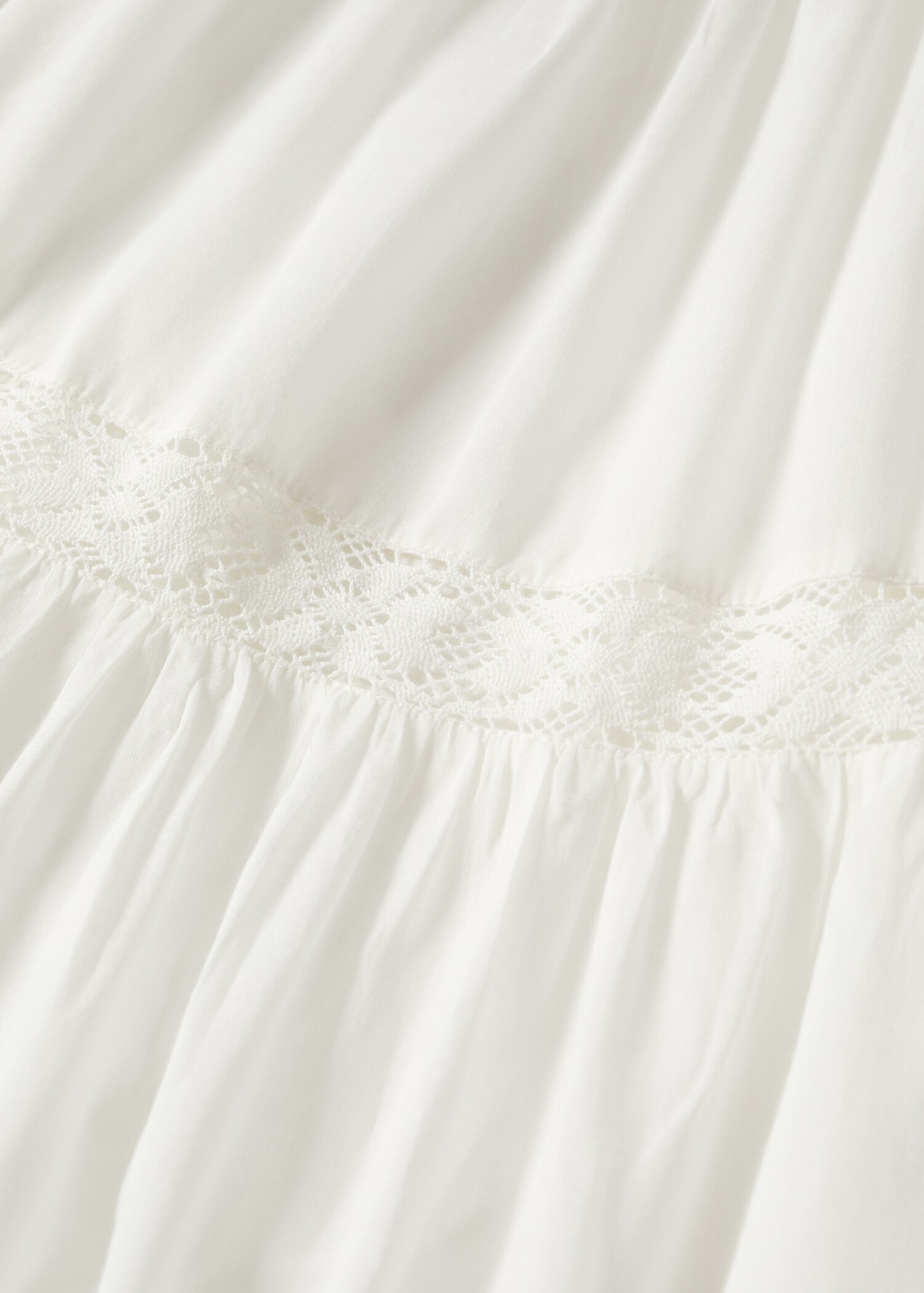 Frill cotton dress - Details of the article 8
