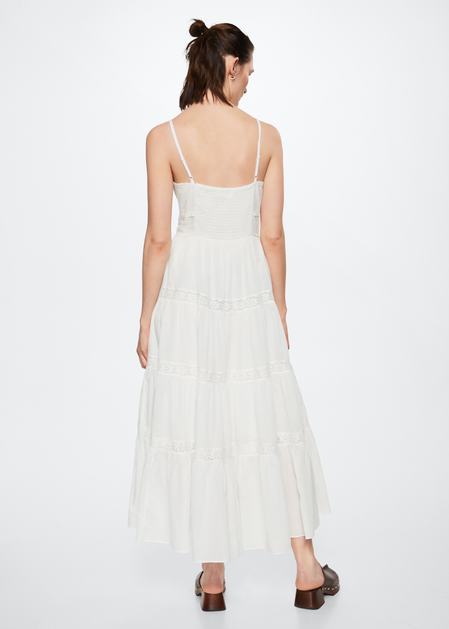 Frill cotton dress - Reverse of the article