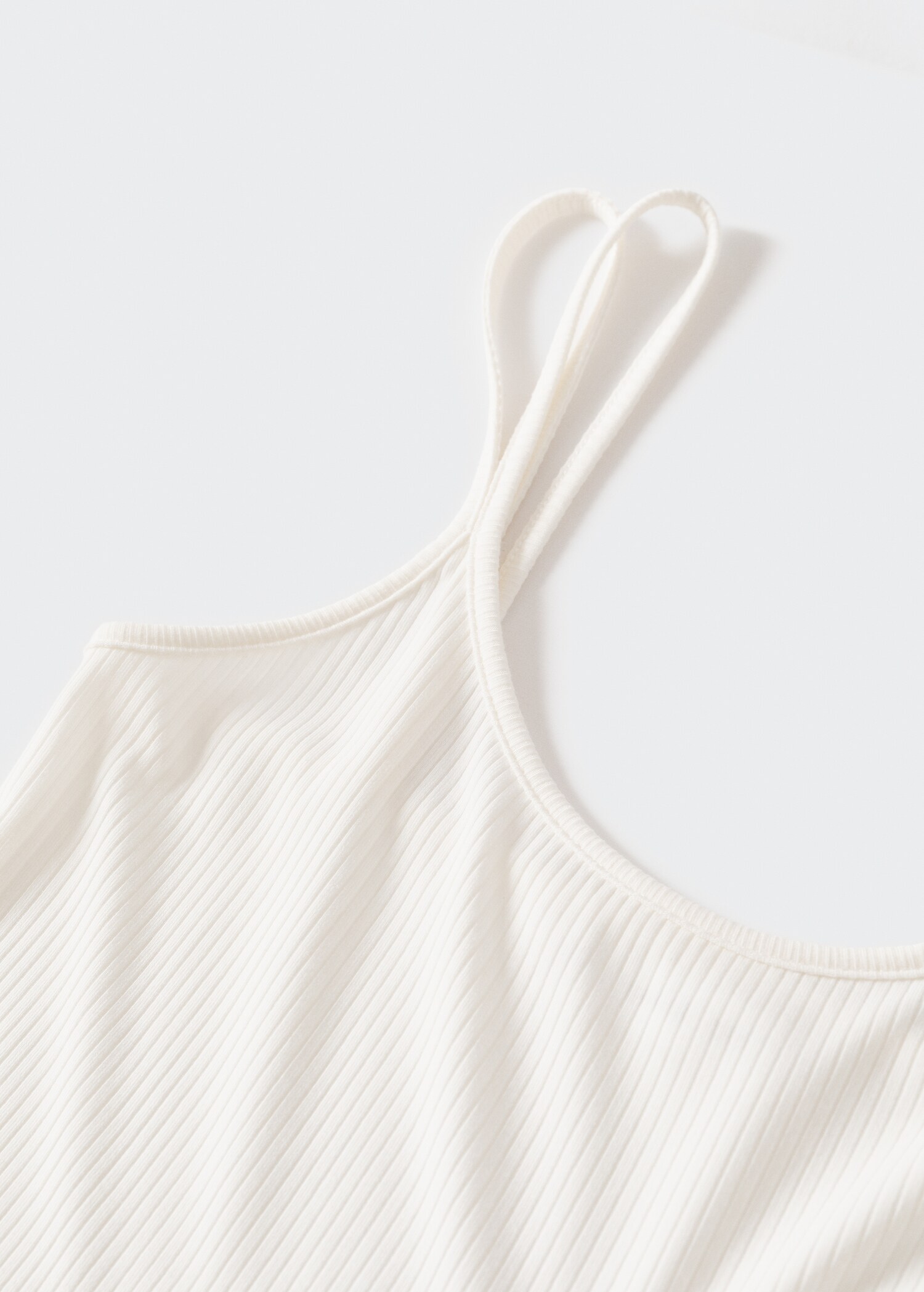 Ribbed strap top - Details of the article 8