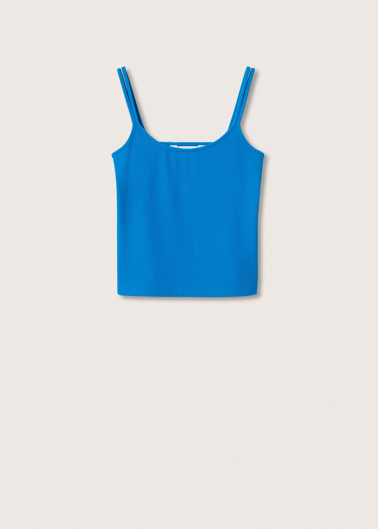 Ribbed strap top - Article without model