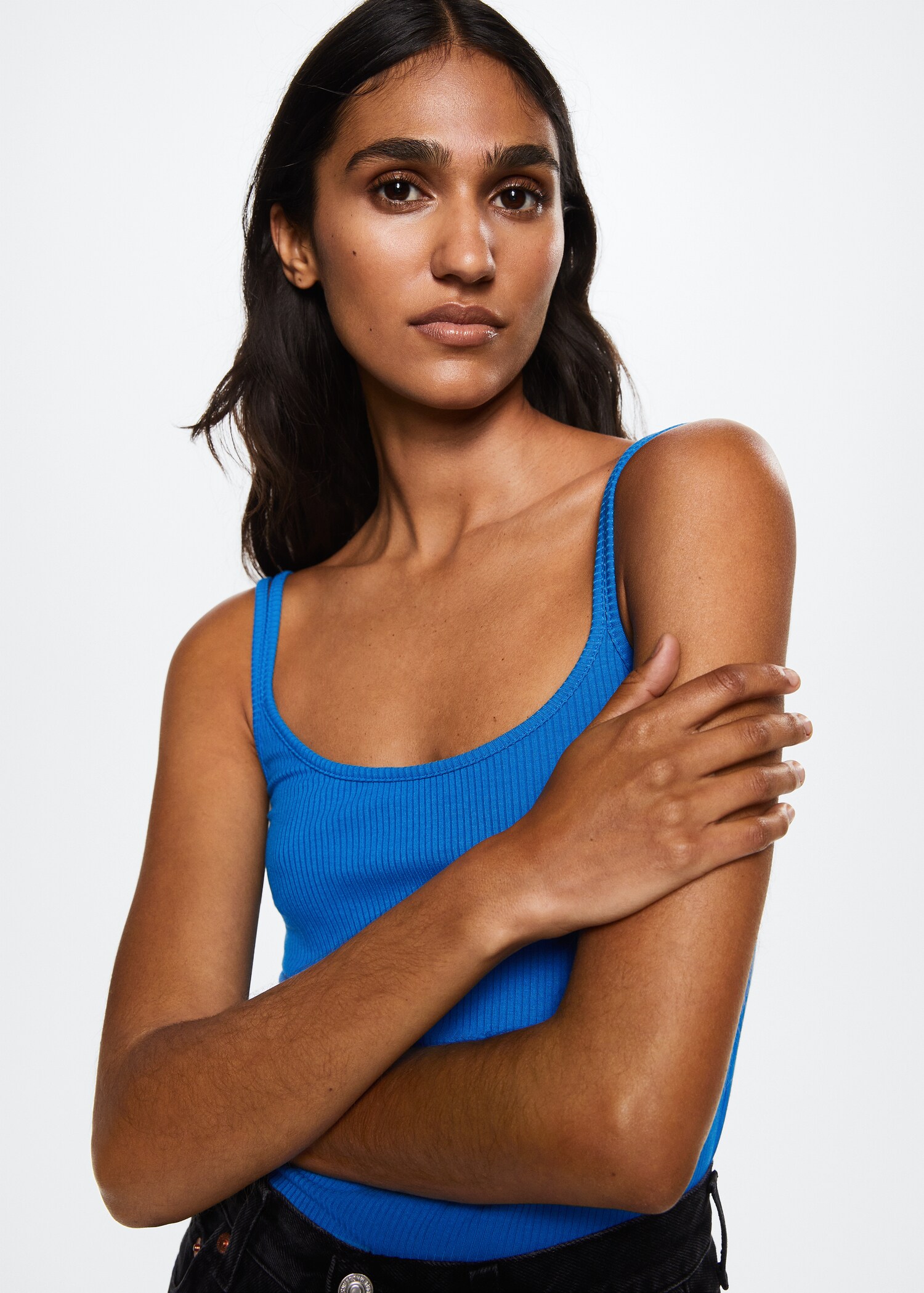 Ribbed strap top - Details of the article 6