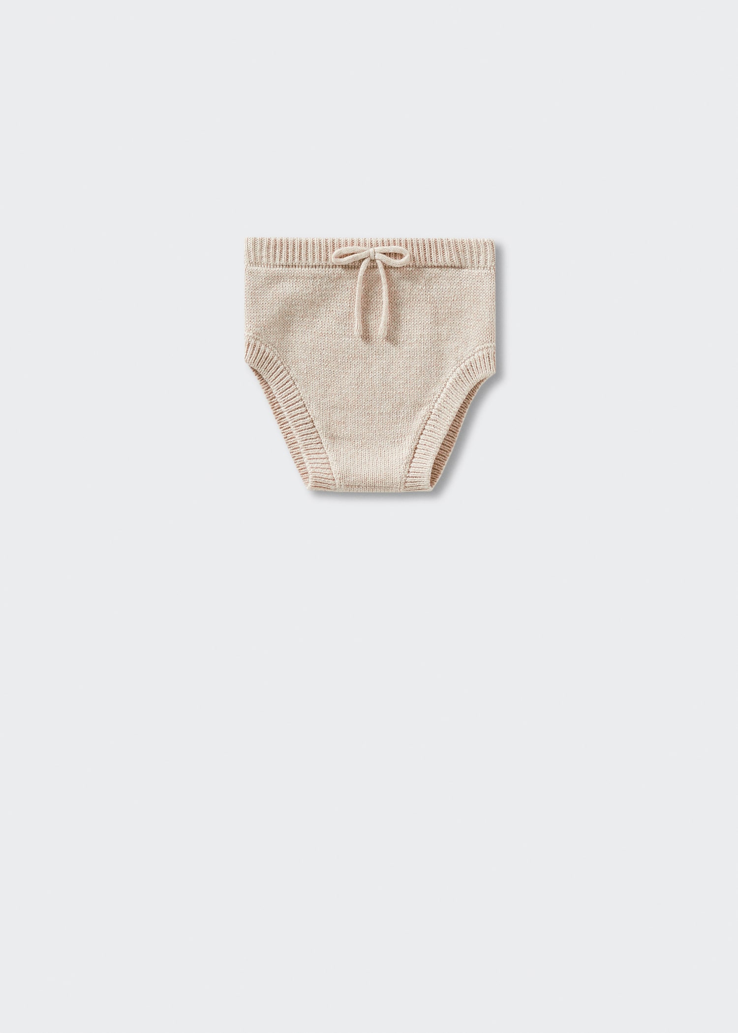 Strikket shorts i bomull - Artikkel uten modell