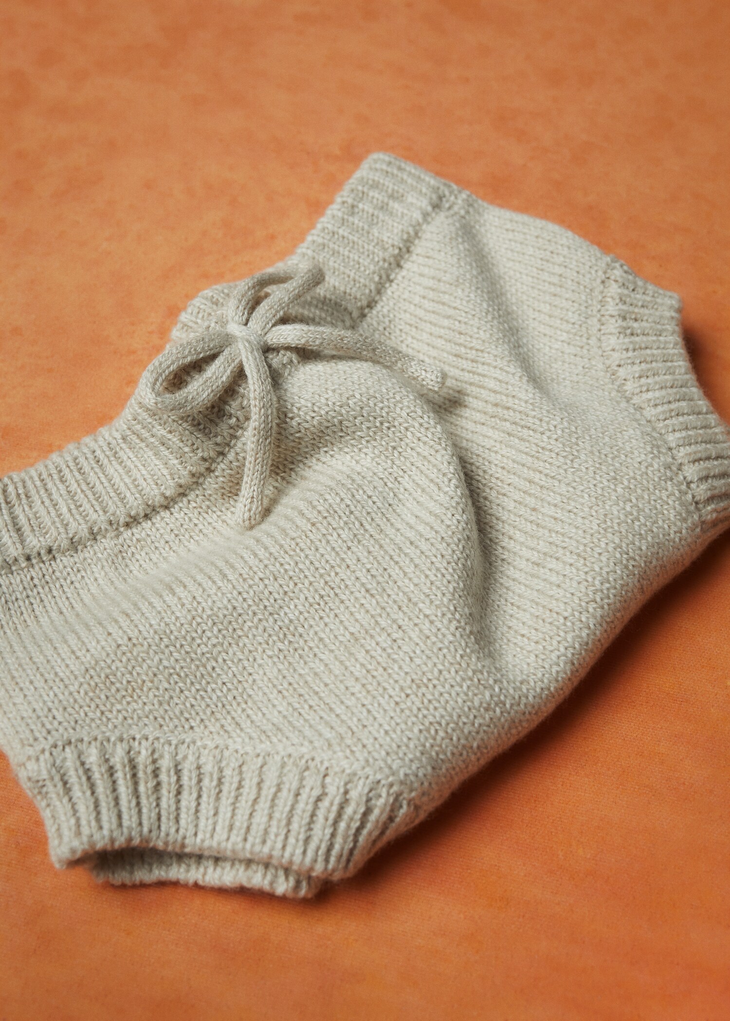 Strikket shorts i bomull - Artikkeldetalj 6