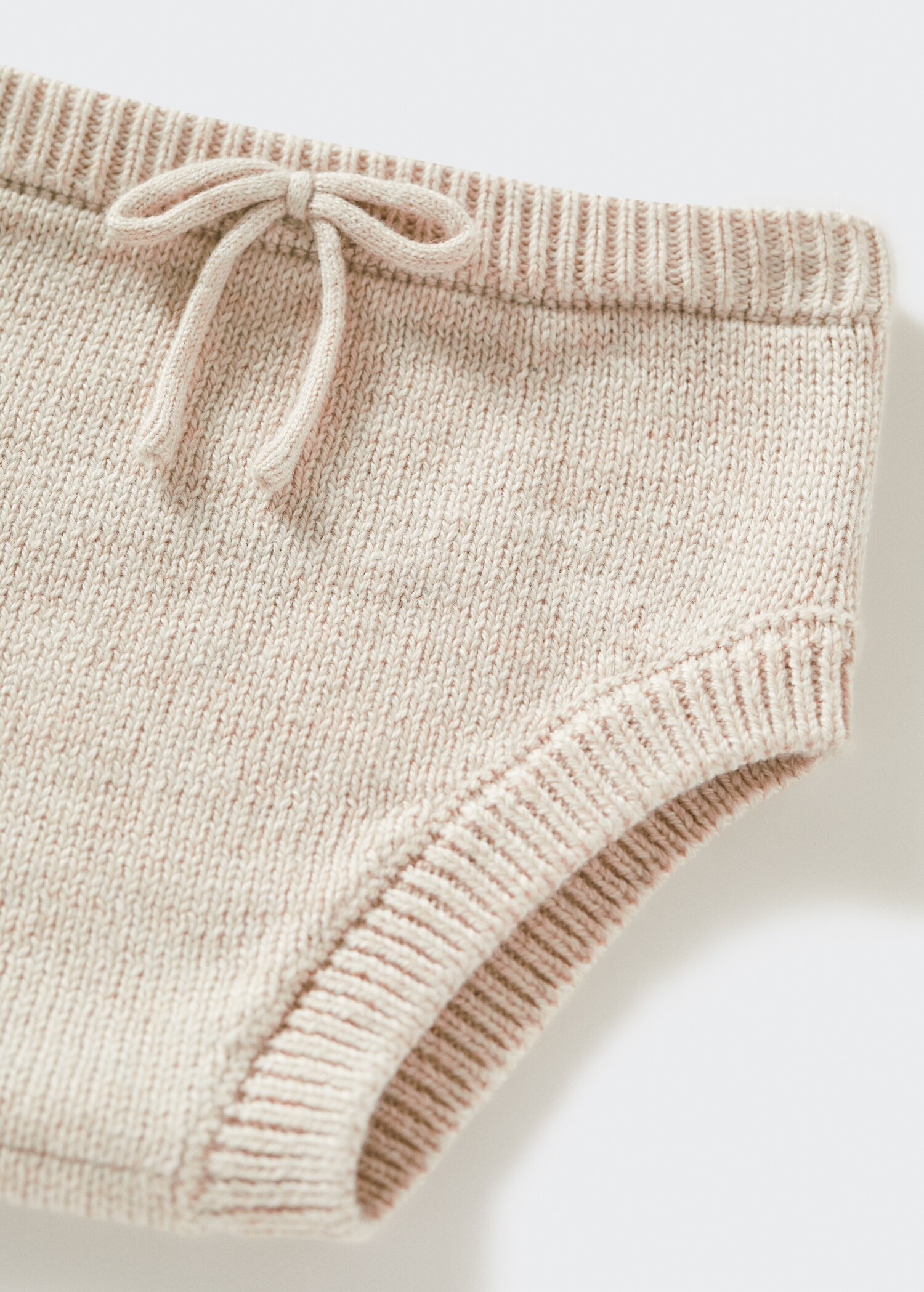 Strikket shorts i bomull - Artikkeldetalj 9