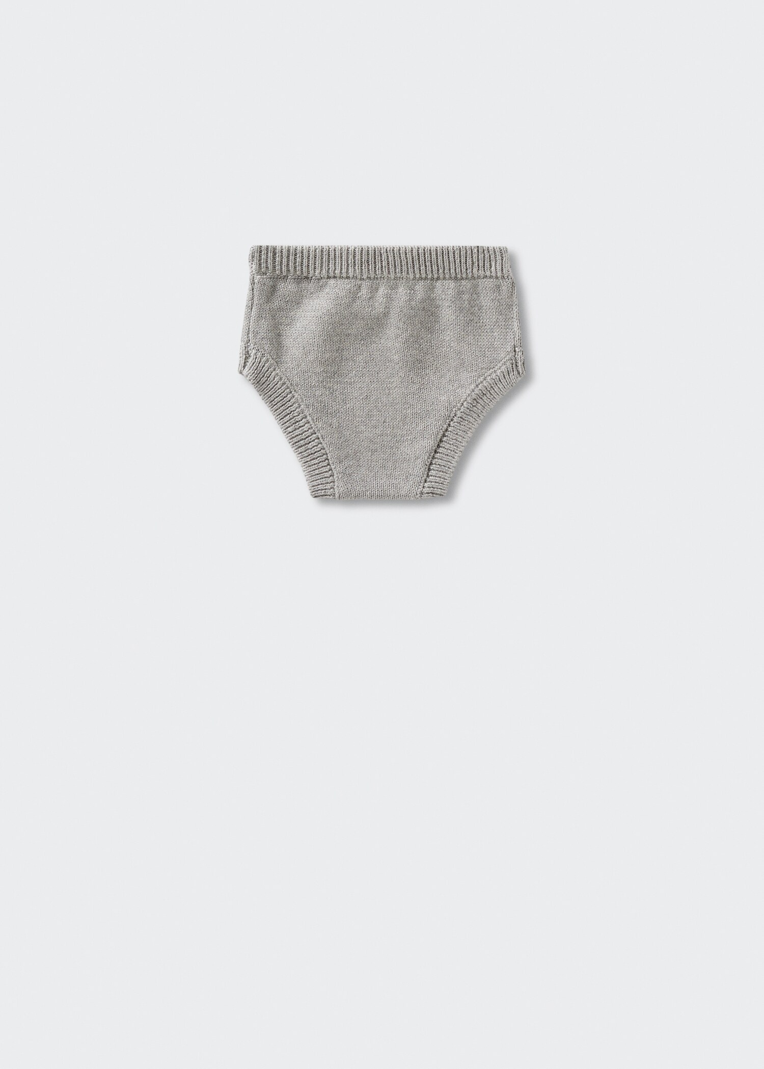 Knitted cotton short - Reverse of the article