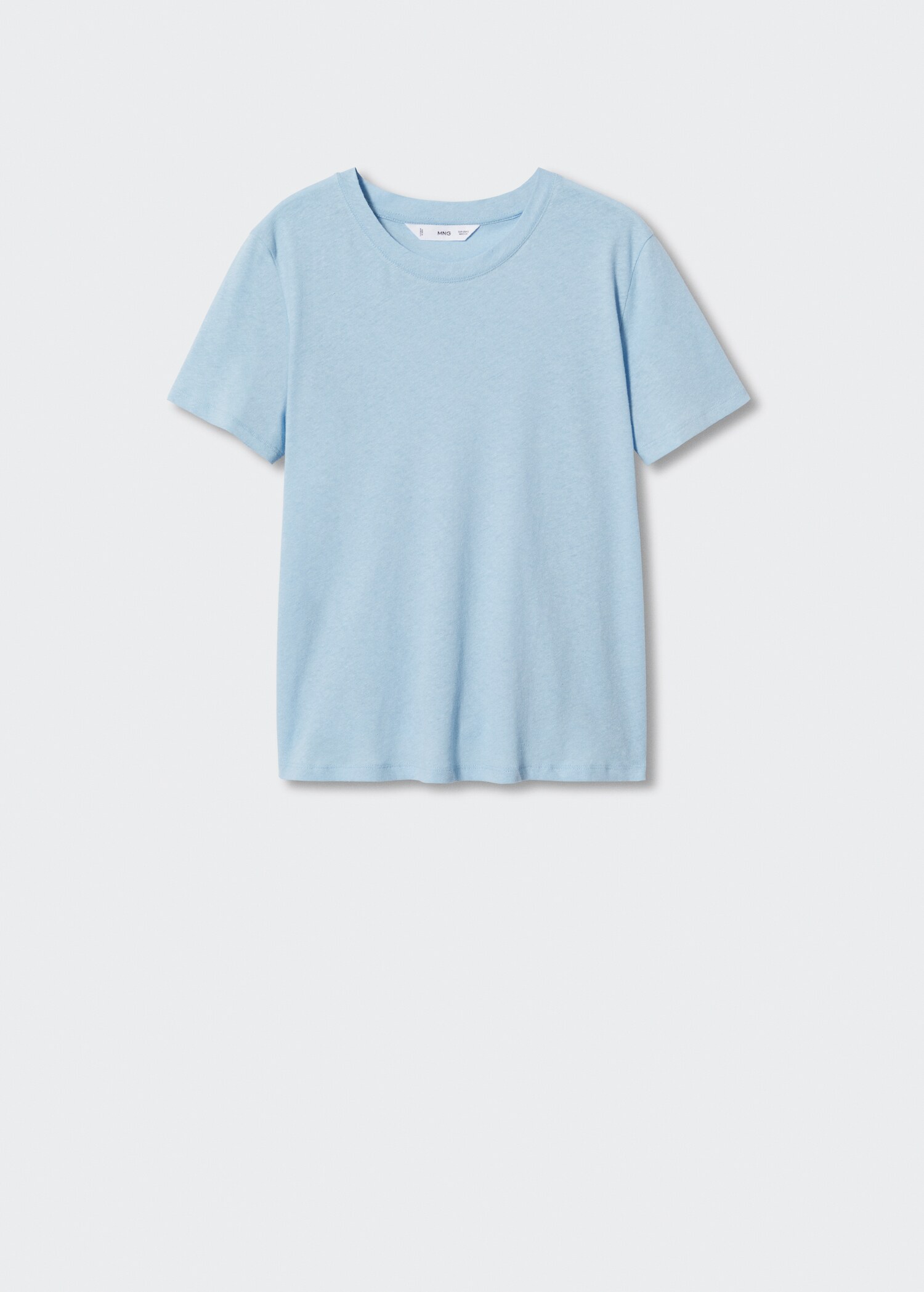 T-Shirt aus Leinen-Baumwoll-Mix - Artikel ohne Model