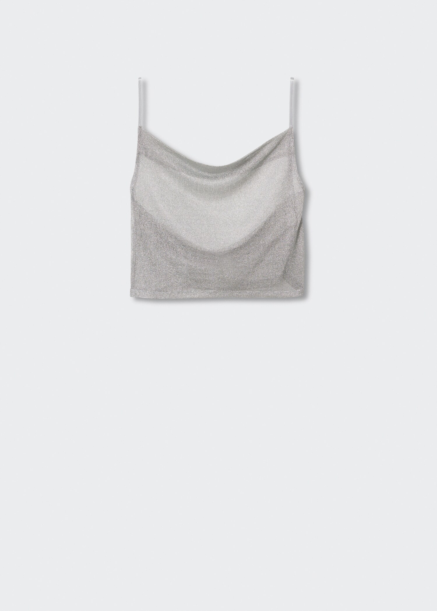 Semi-transparent knitted top - Article without model