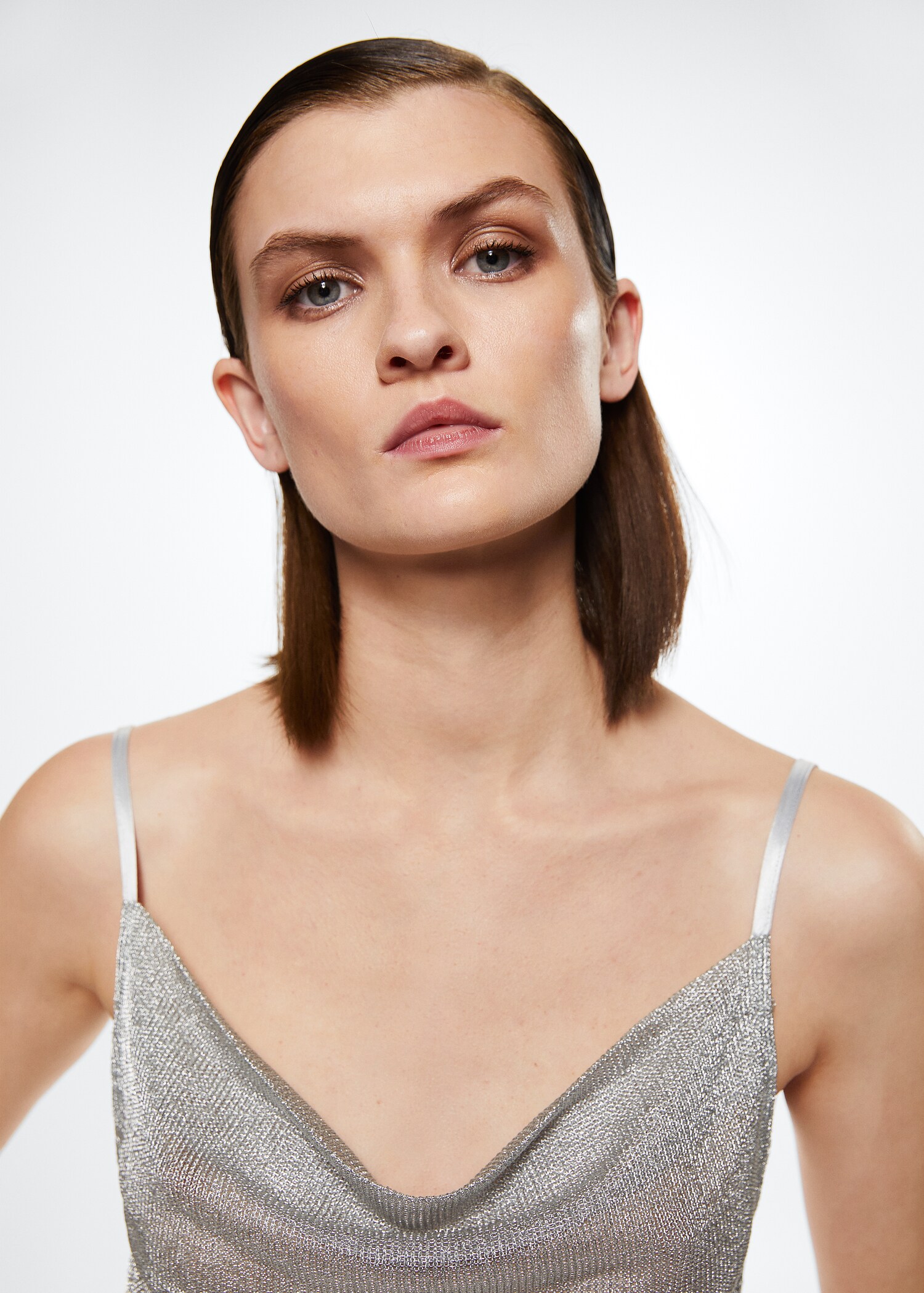 Semi-transparent knitted top - Details of the article 2
