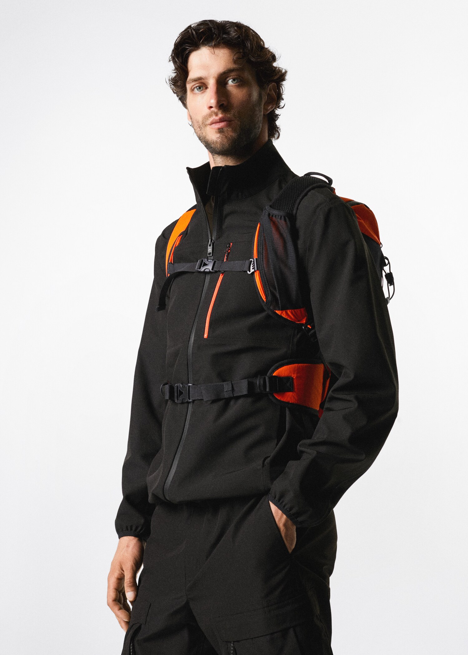 Sac à dos randonnée imperméable - Plan moyen