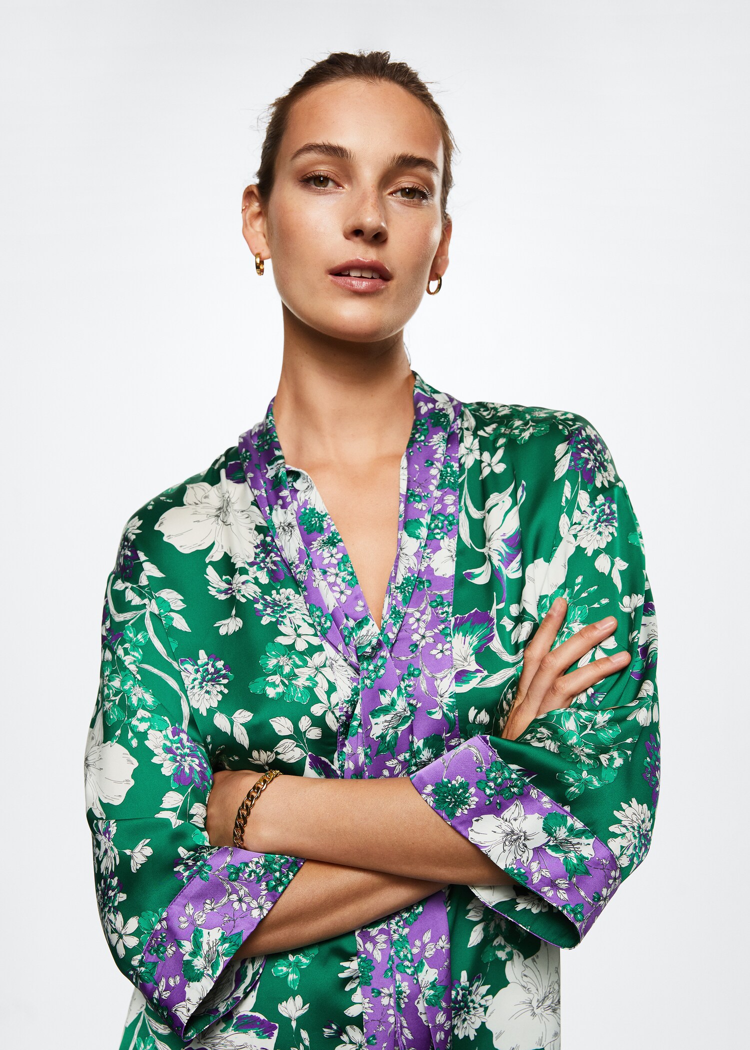 Blouse à fleurs - Détail de l'article 1