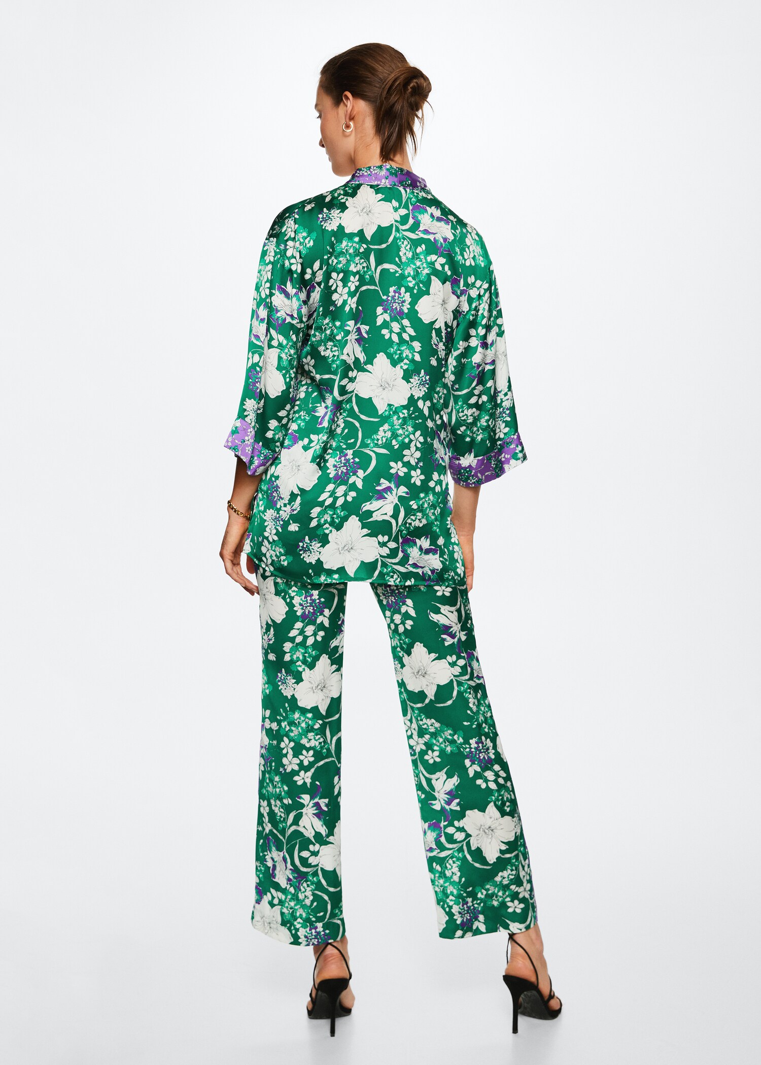 Blouse à fleurs - Verso de l’article