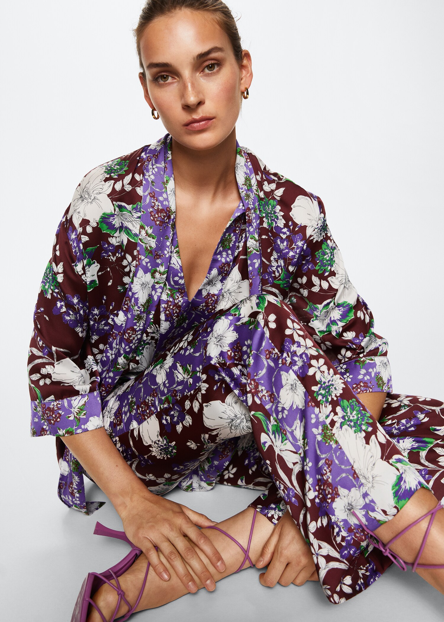 Blouse à fleurs - Détail de l'article 2