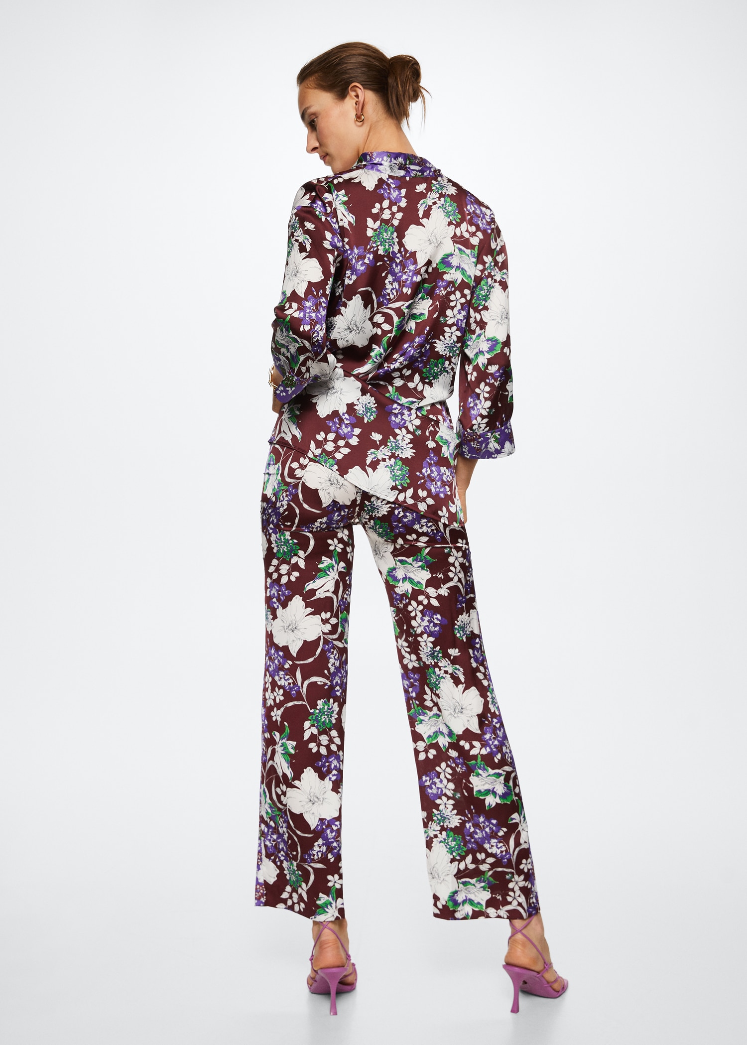 Blouse à fleurs - Verso de l’article