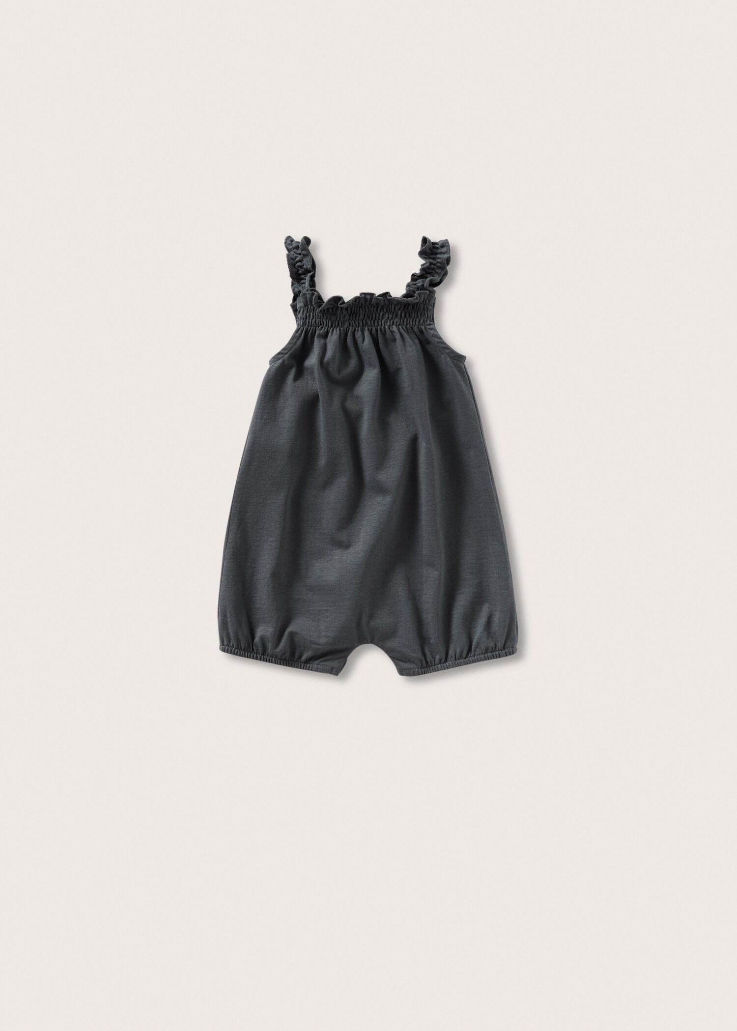 Short cotton dungarees - Reverse of the article