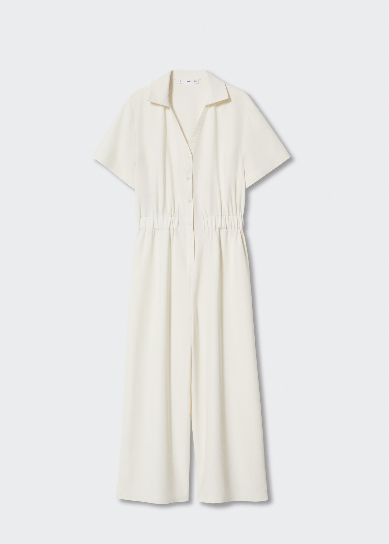 Shirt collar jumpsuit - Article without model