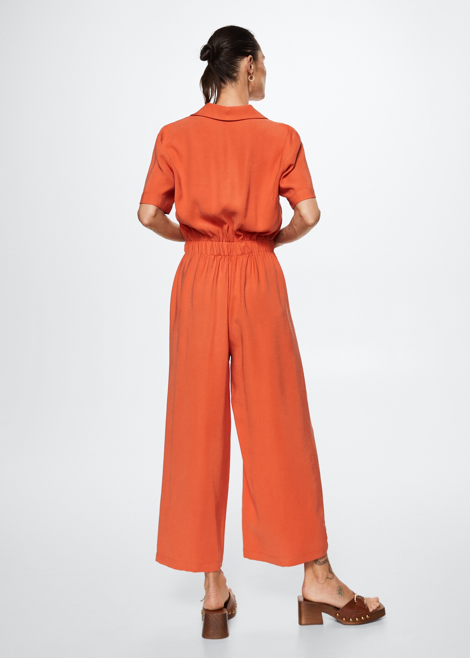 Shirt collar jumpsuit - Reverse of the article