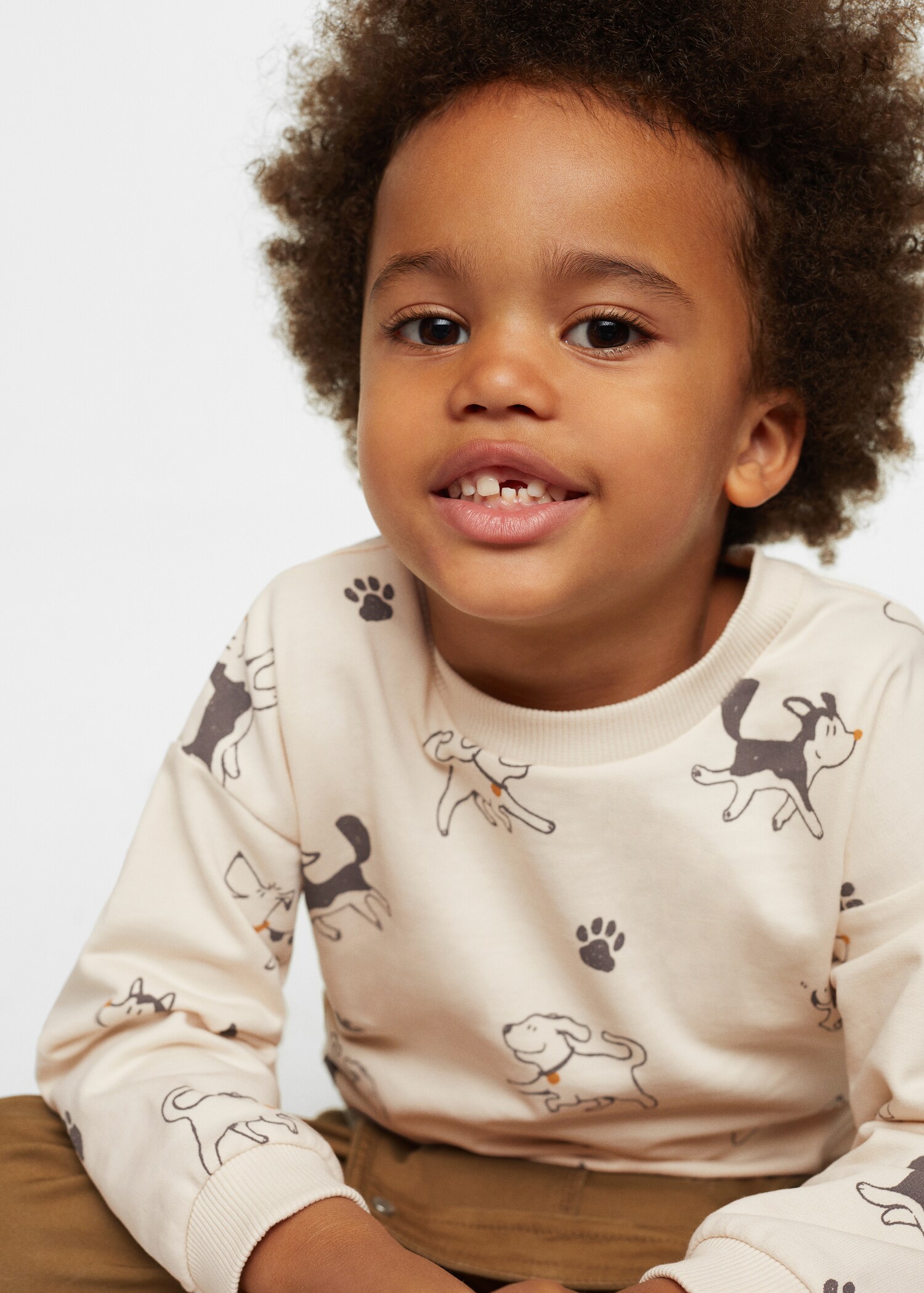 Cotton-blend printed sweatshirt - Details of the article 2