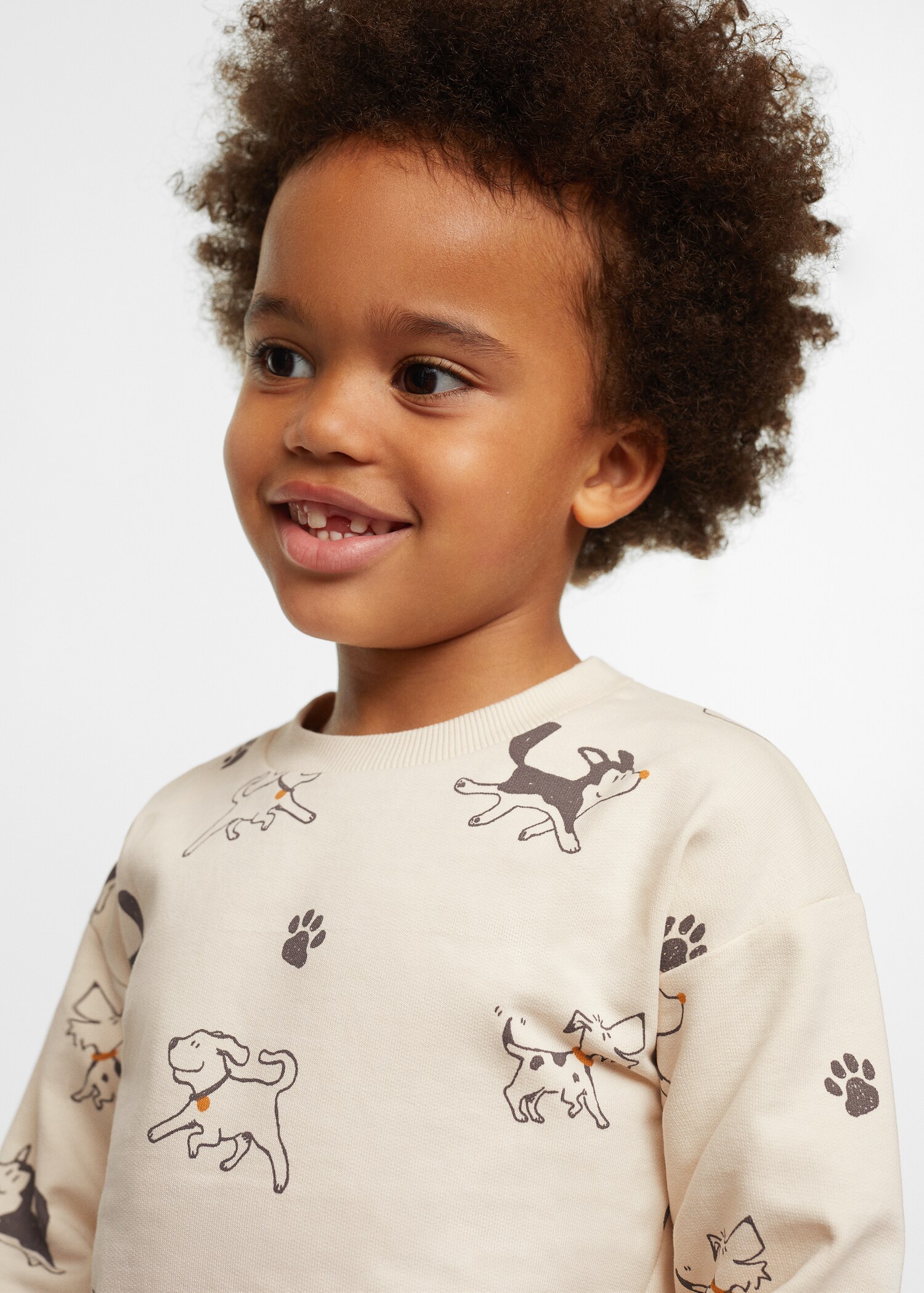 Cotton-blend printed sweatshirt - Details of the article 4