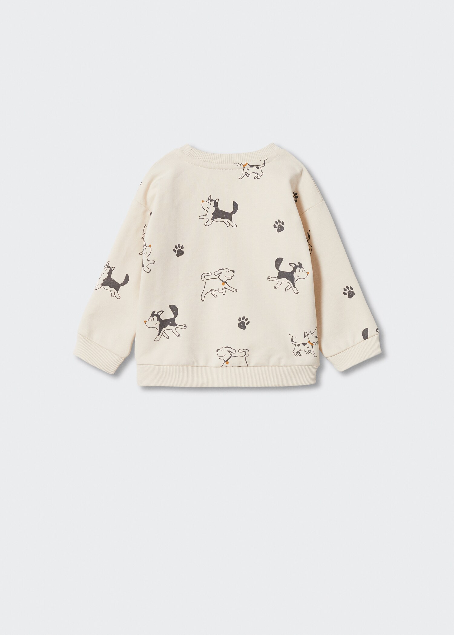 Cotton-blend printed sweatshirt - Reverse of the article