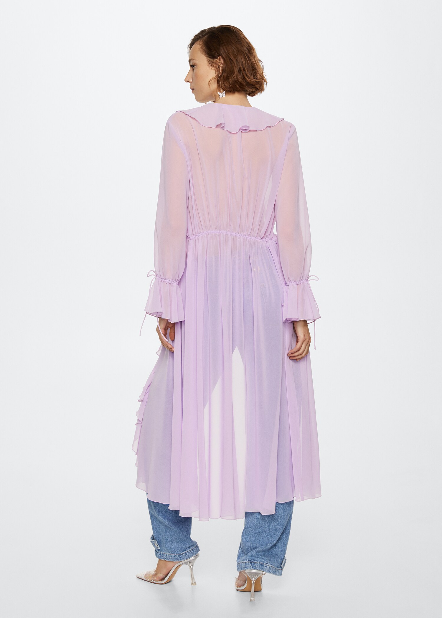 Ruffles flowy dress - Reverse of the article
