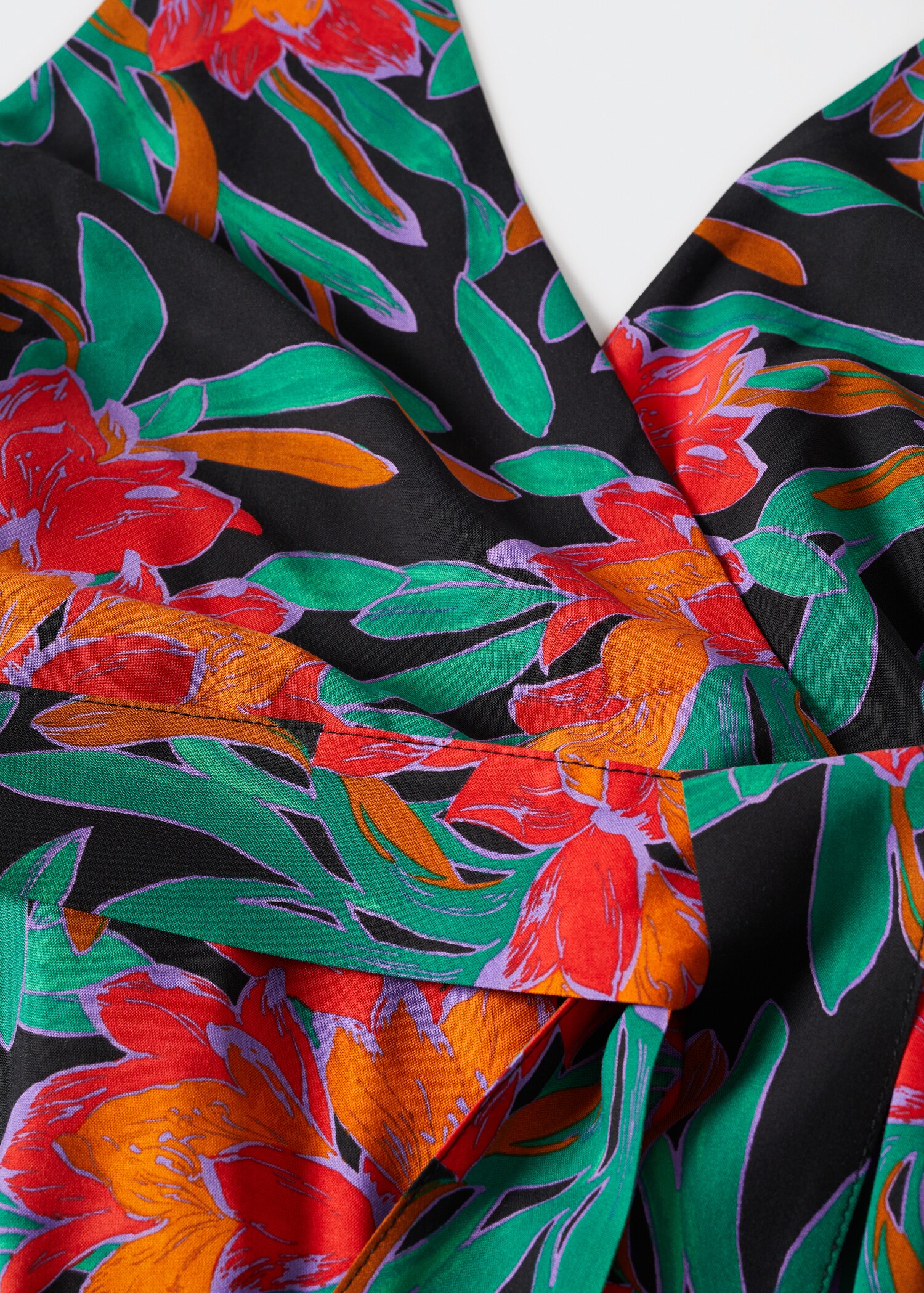 Floral print jumpsuit - Details of the article 8