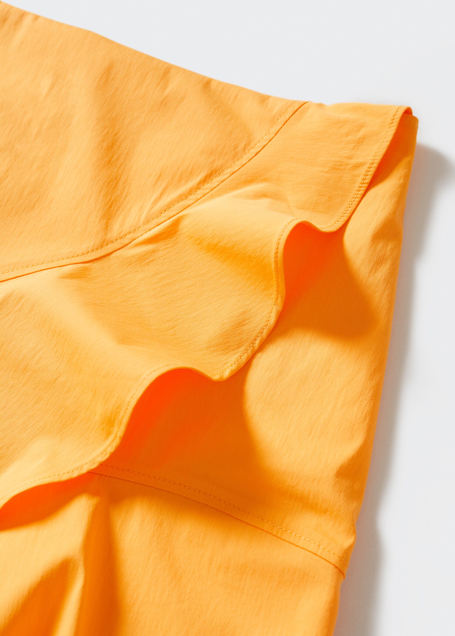 Ruffled cotton skirt - Details of the article 8