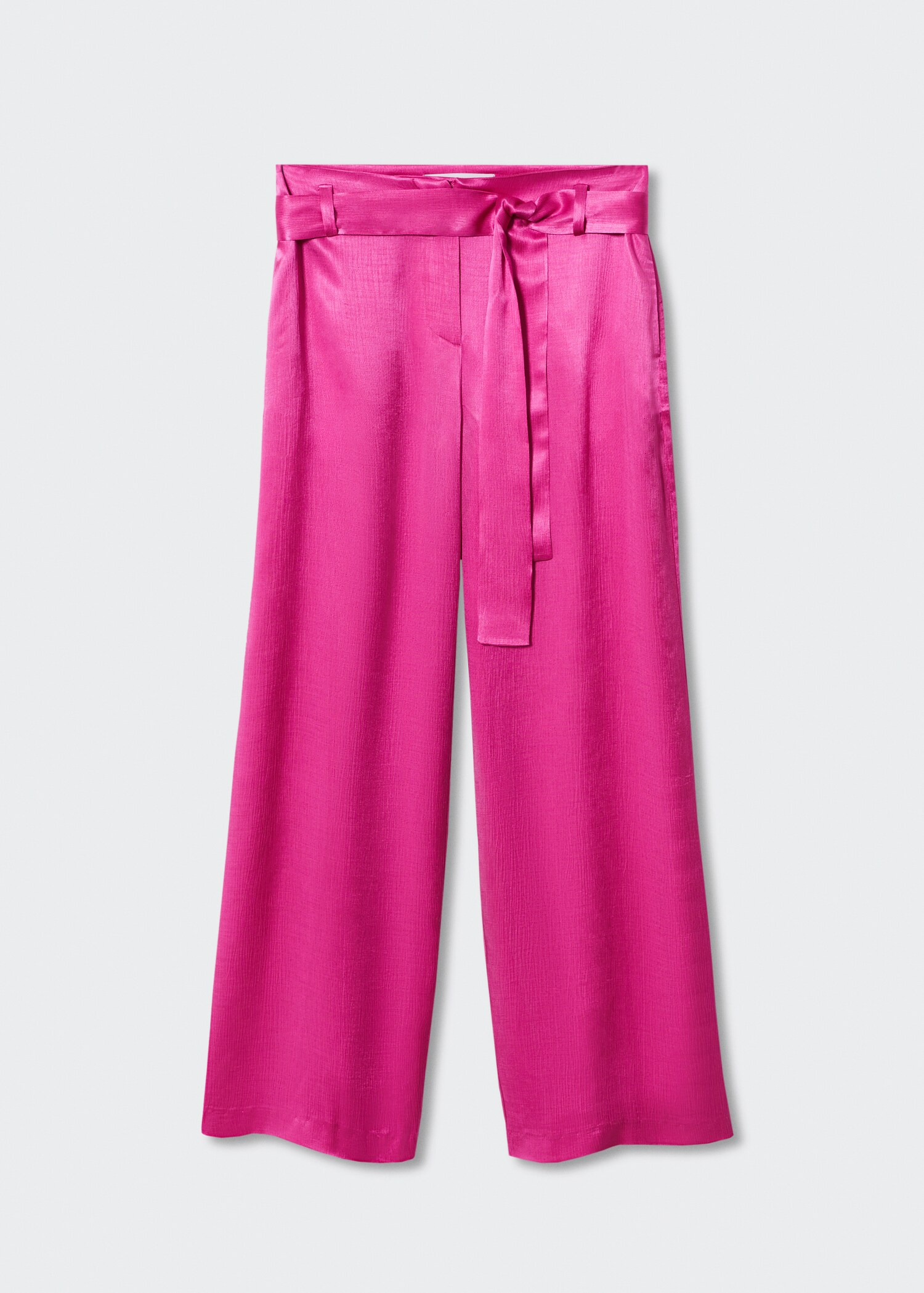 Bow satin pants - Article without model