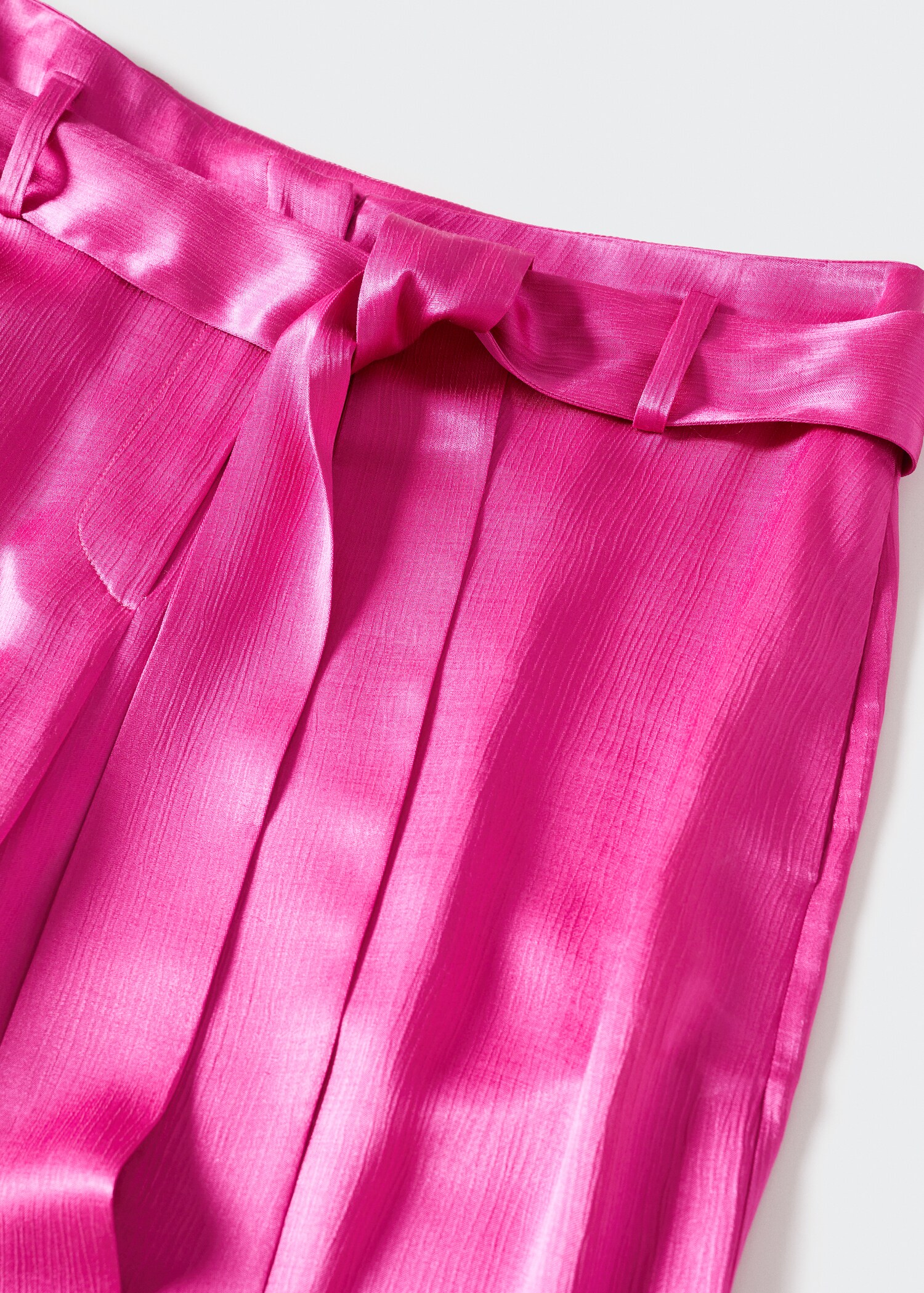 Bow satin pants - Details of the article 8