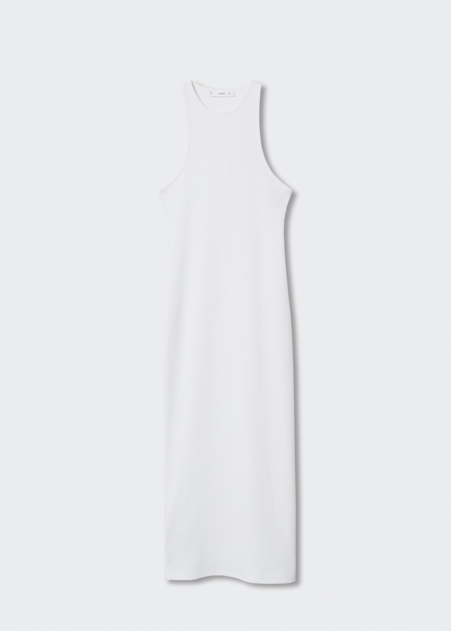 Ribbed cotton dress - Article without model