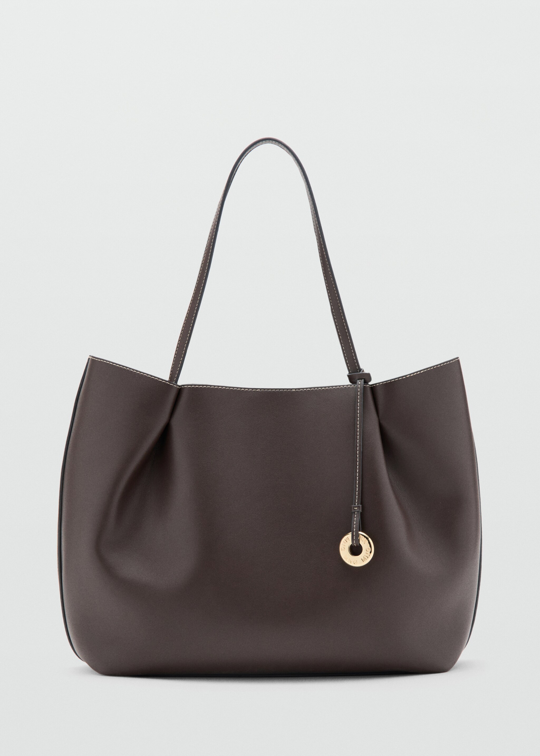 Grand sac cabas - Article sans modèle, Chocolat. Ref: 37051347-00.