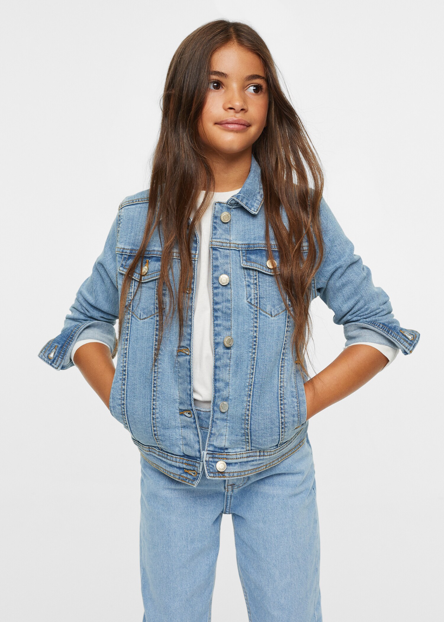 Pockets denim jacket - Medium plane