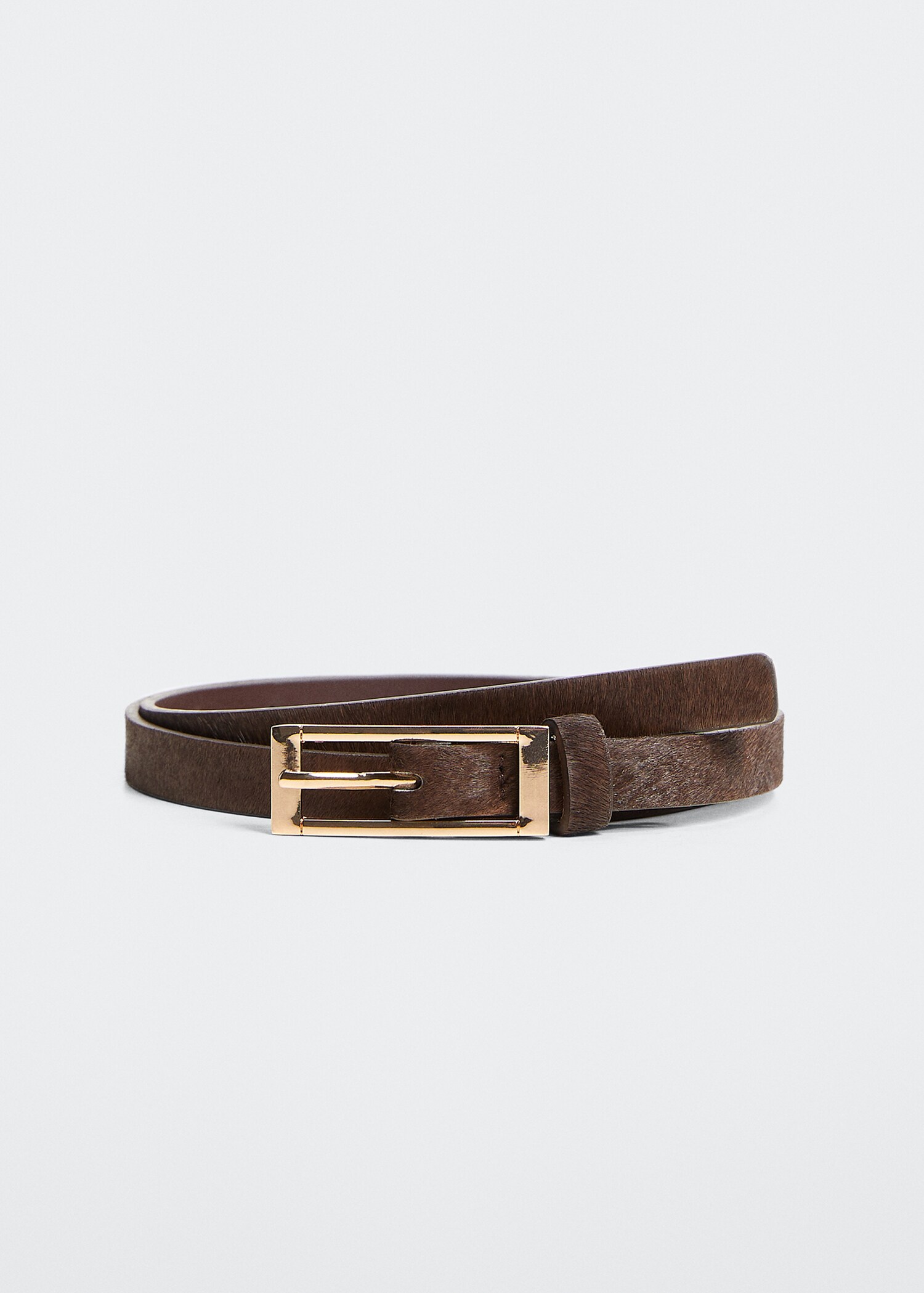 Ceinture cuir fourrure - Article sans modèle