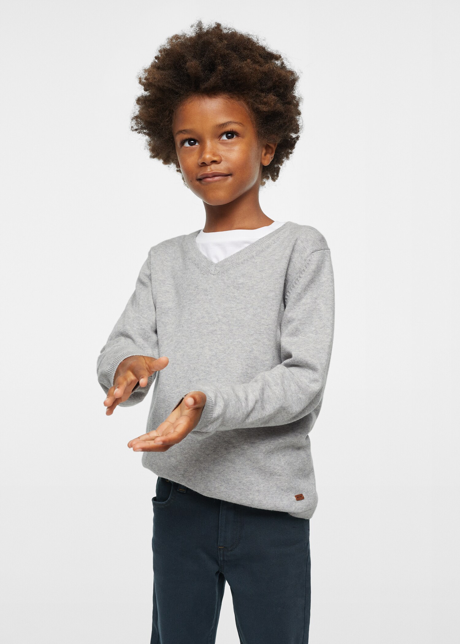 V-neck sweater - Medium plane