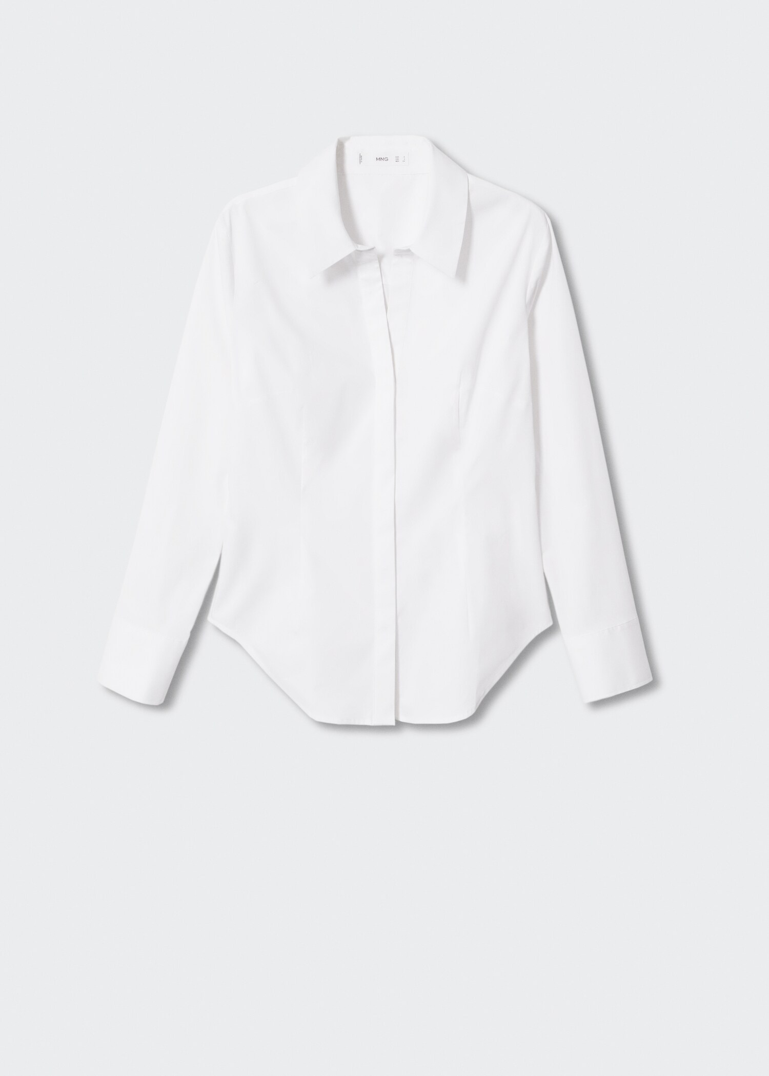 Essential cotton-blend shirt - Article without model