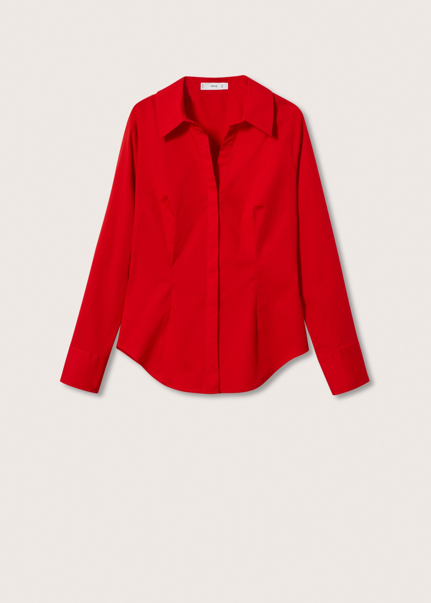 Essential cotton-blend shirt - Article without model