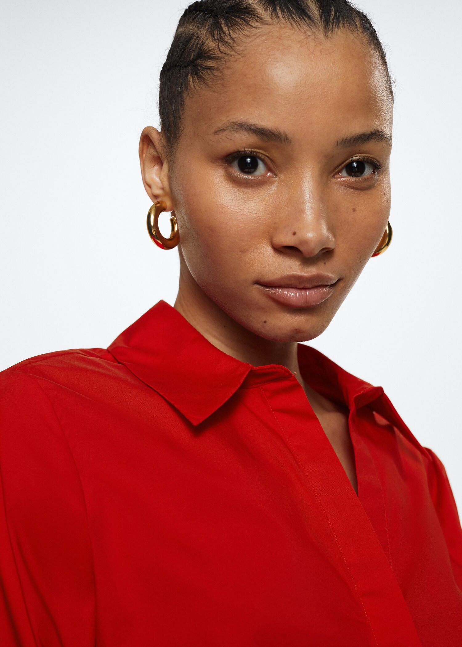 Essential cotton-blend shirt - Details of the article 1