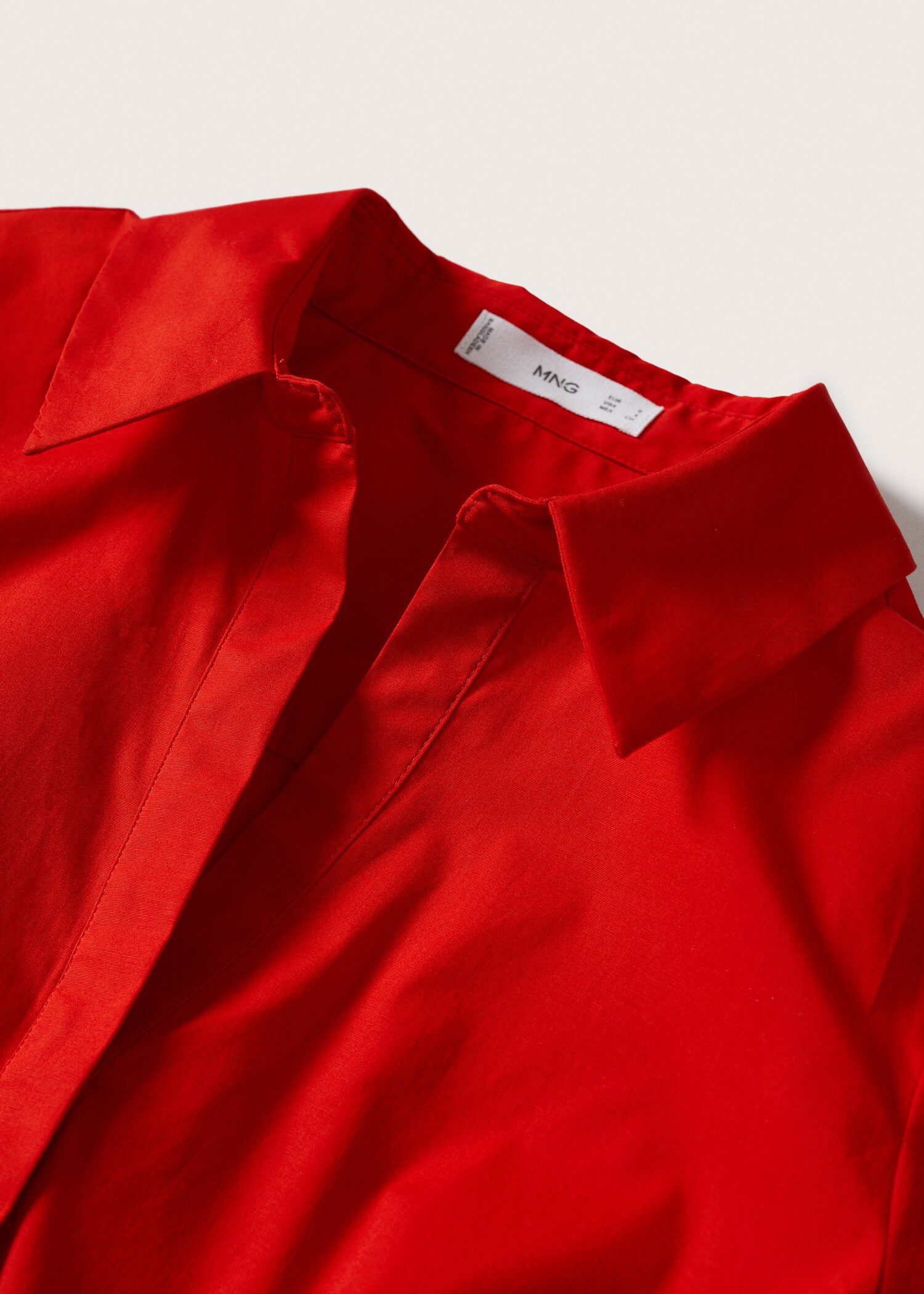 Essential cotton-blend shirt - Details of the article 8