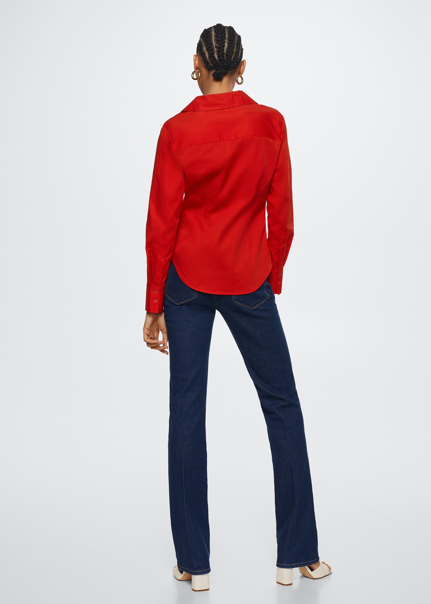 Essential cotton-blend shirt - Reverse of the article